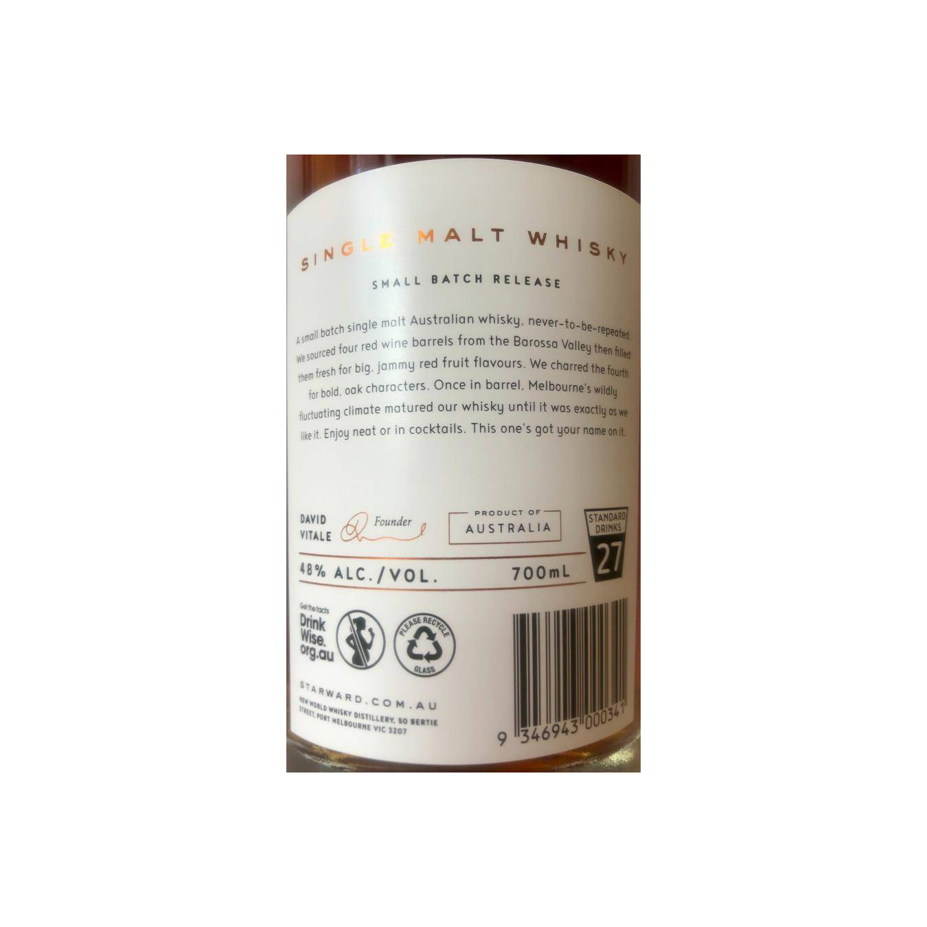 Starward 2016 3 Years Single Malt Whisky 3