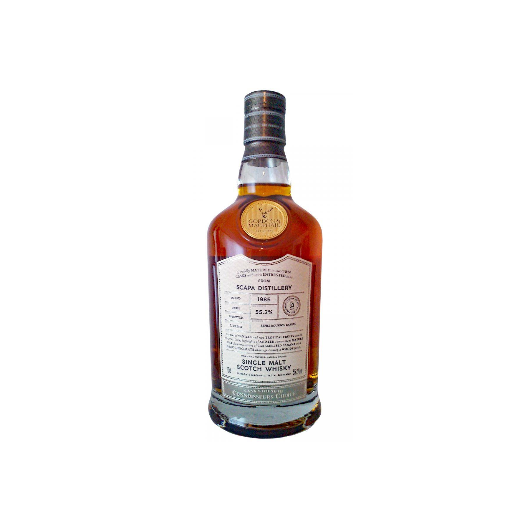 Scapa Connoisseurs Choice - Cask Strength 1986 33 Years Single Malt Whisky