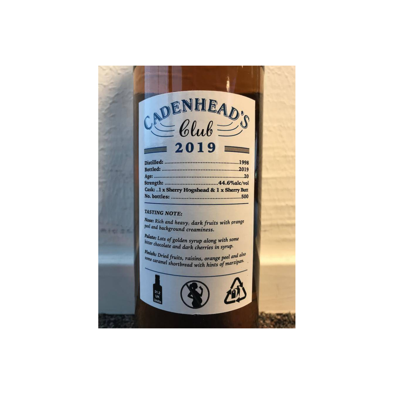 Cadenhead 1998 20 Years Blended Whisky