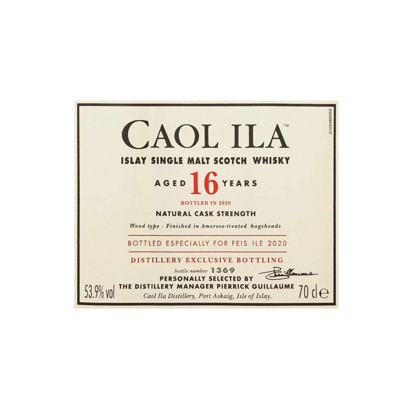 Caol Ila 16 Years Single Malt Whisky 3