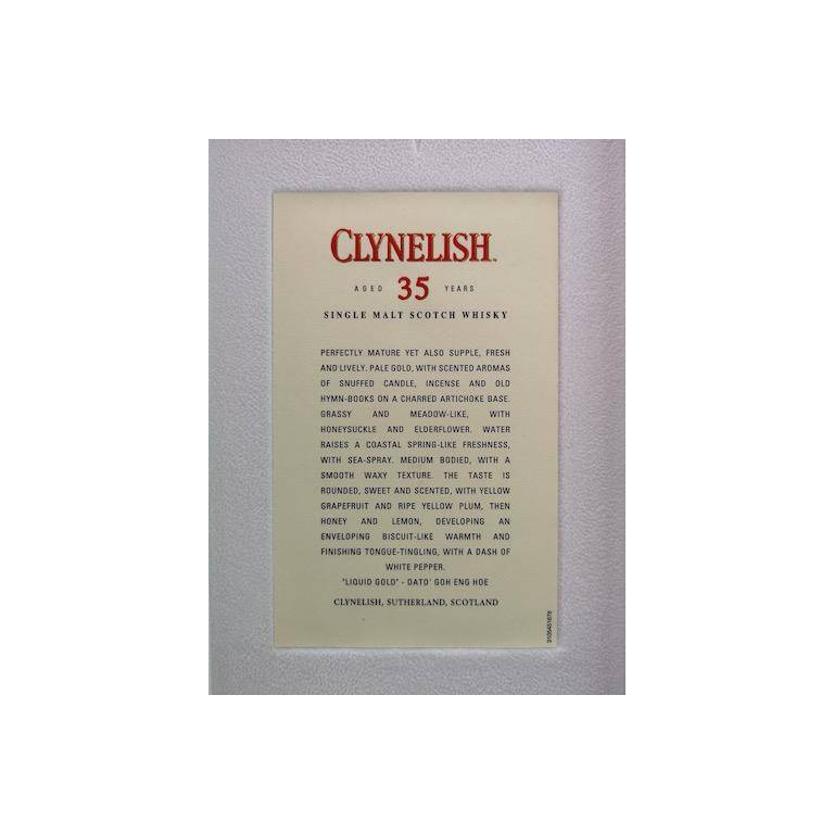 Clynelish 1983 35 Years Single Malt Whisky 3