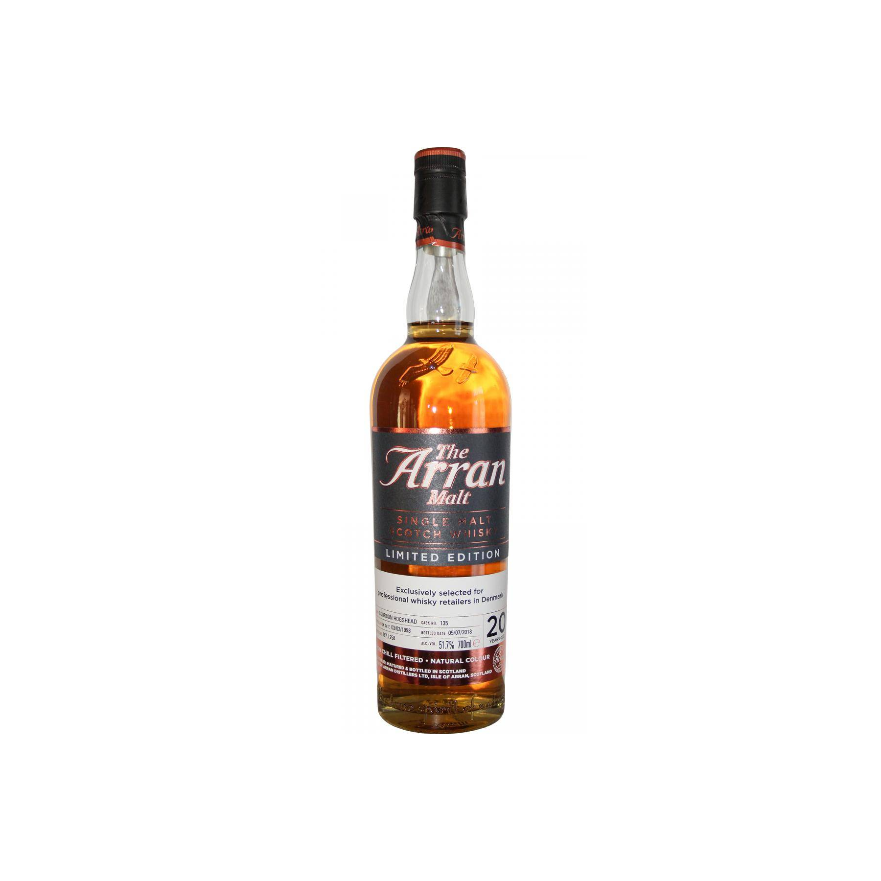 Arran Limited Edition 1998 20 Years Single Malt Whisky