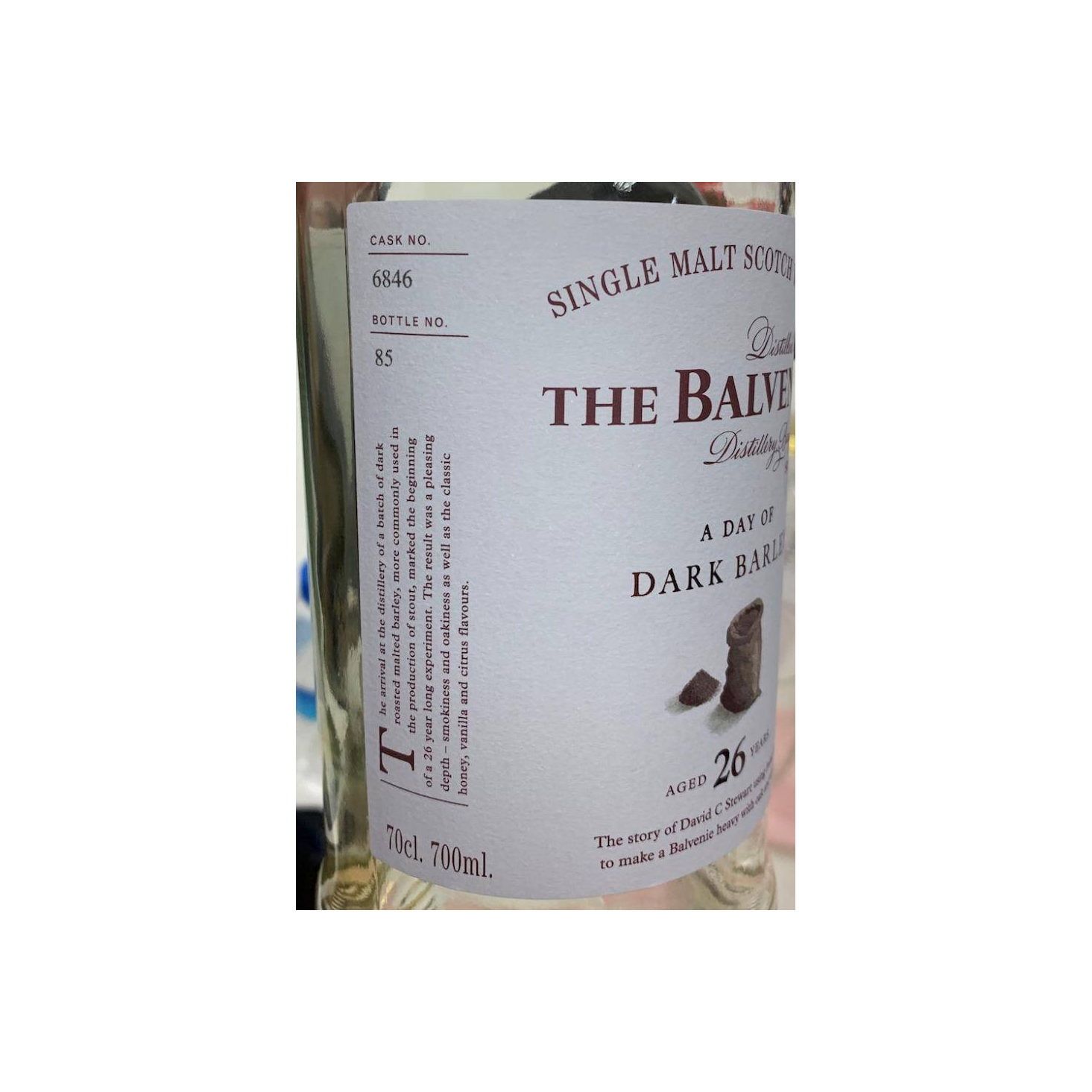 The Balvenie 26 Years Single Malt Whisky 3