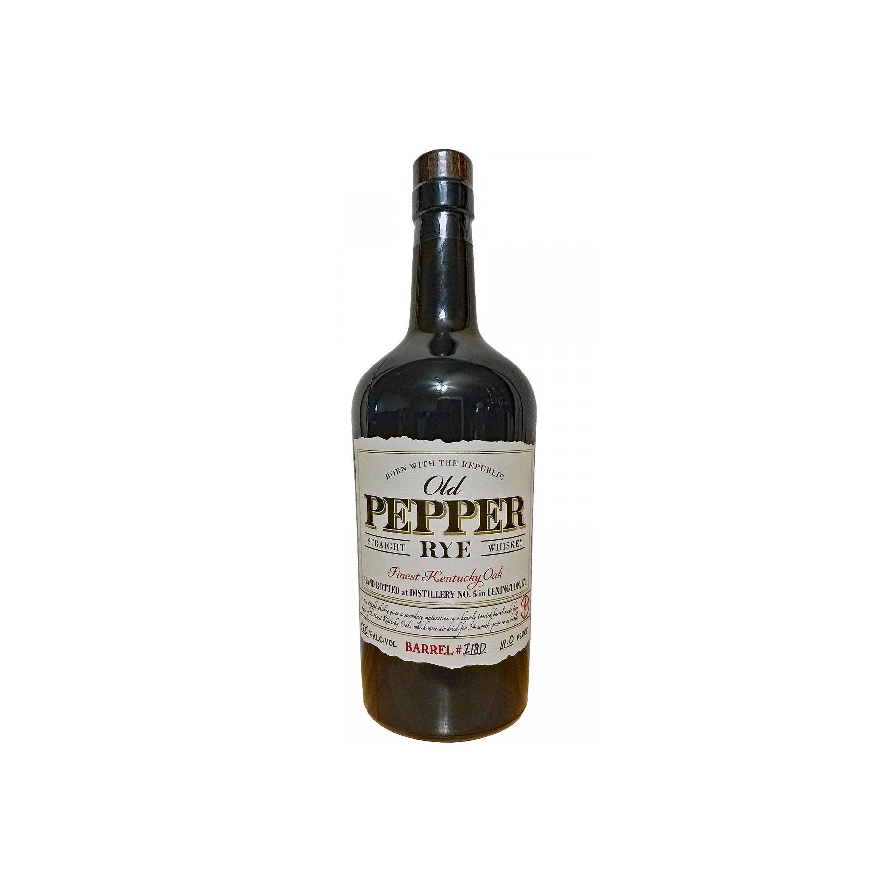 Old Pepper Straight Rye Whiskey