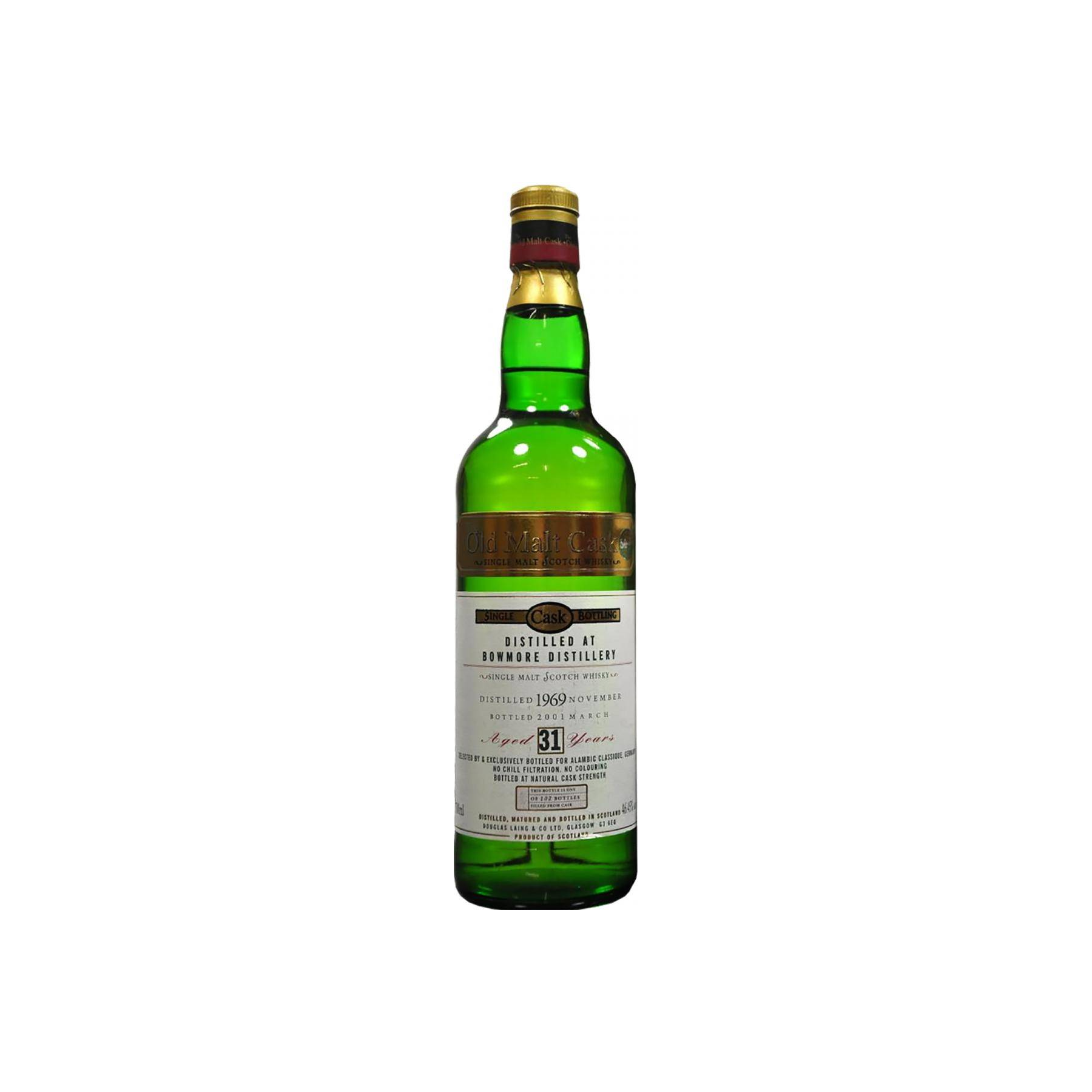 Bowmore 1969 31 Years Single Malt Whisky