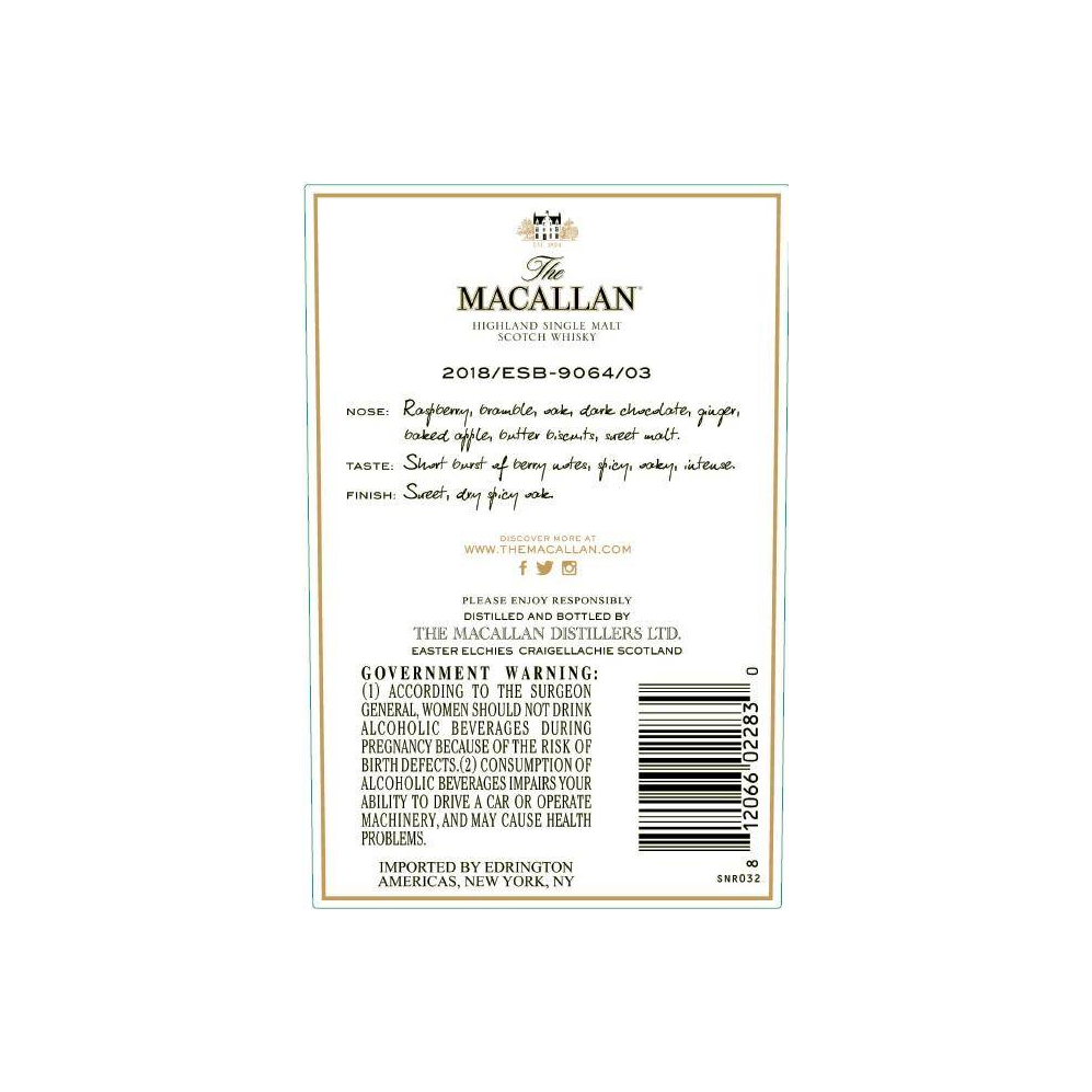 The Macallan 2003 14 Years Single Malt Whisky 3