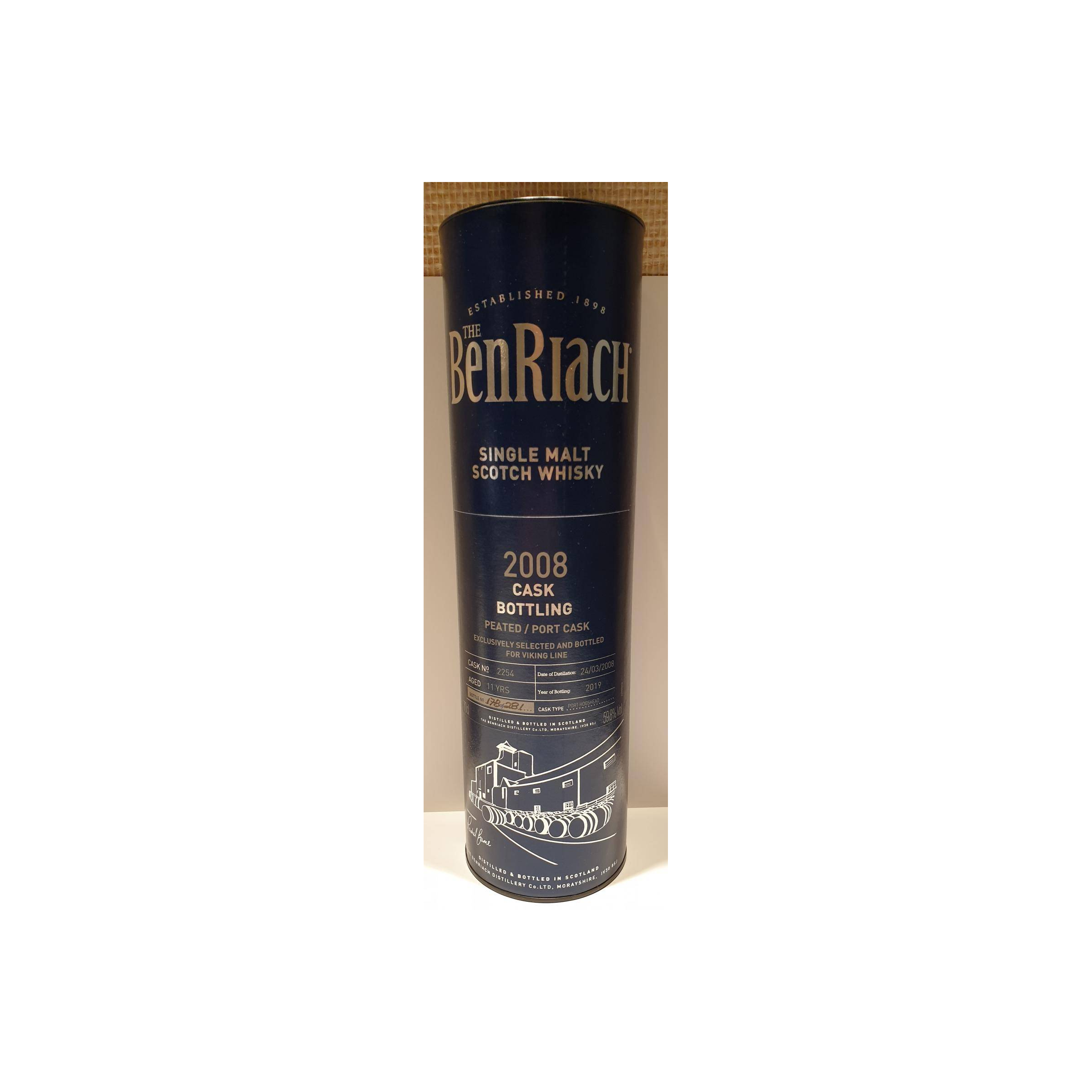 BenRiach Individual Cask Bottling 2008 11 Years Single Malt Whisky 3