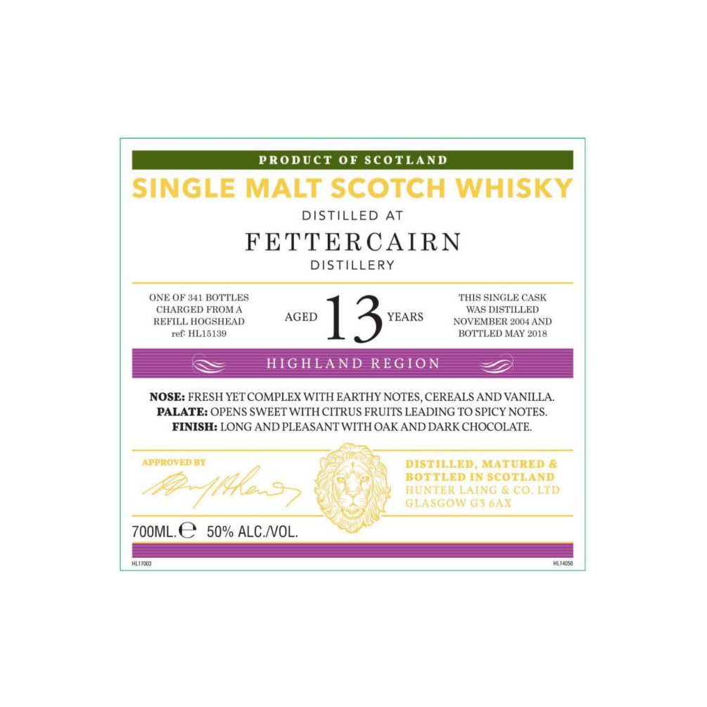 Fettercairn Old Malt Cask 2004 13 Years Single Malt Whisky 3