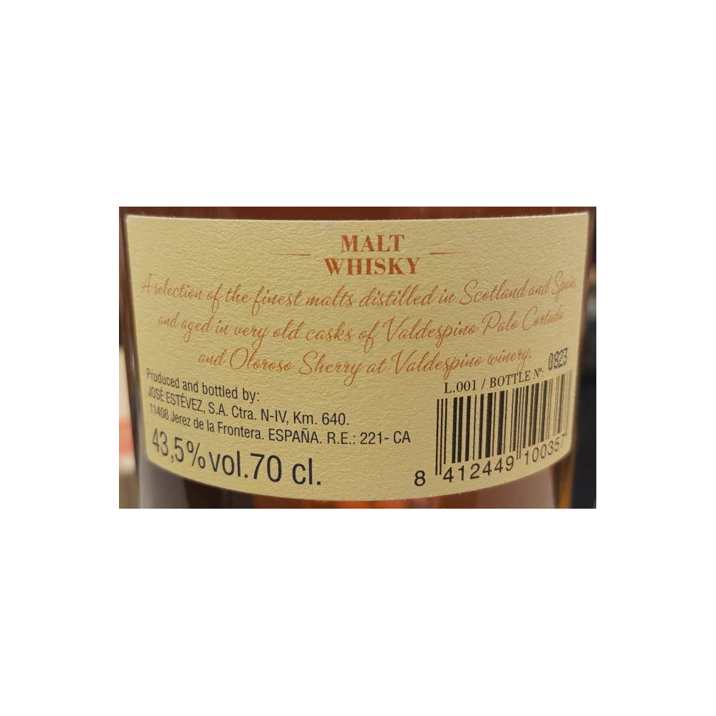 Valdespino Malt Whisky 2