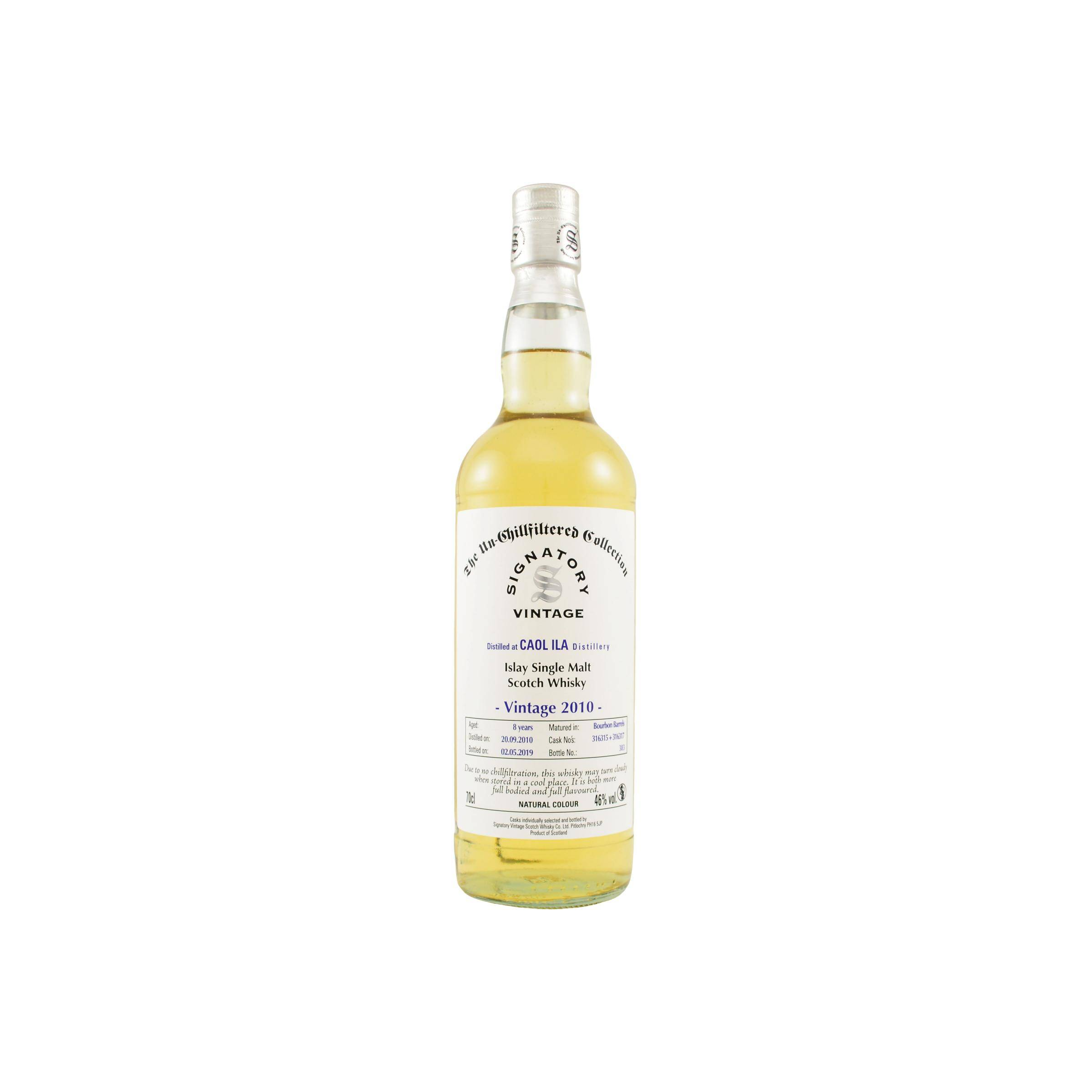 Caol Ila The Un-Chillfiltered Collection 2010 8 Years Single Malt Whisky