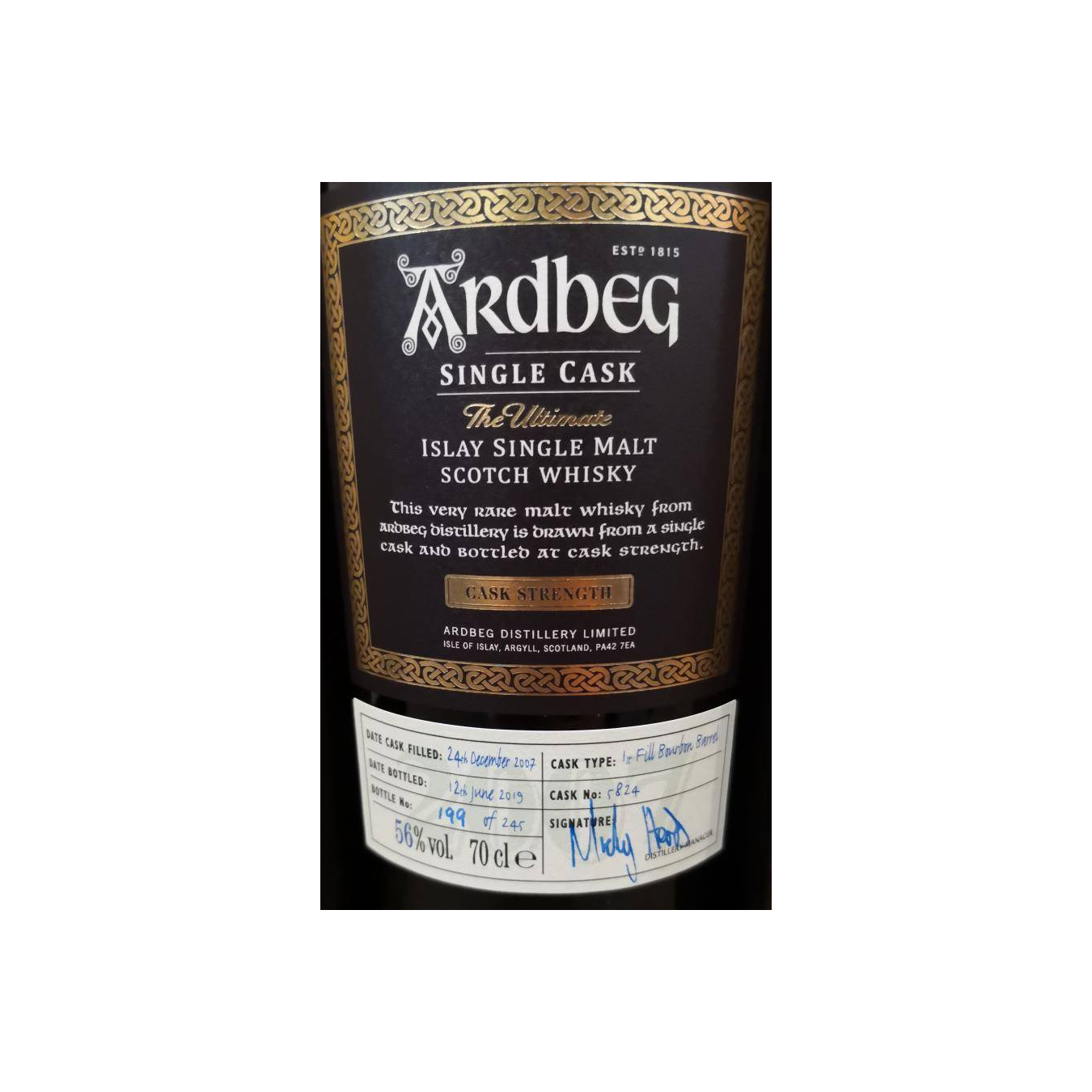 Ardbeg Single Cask 2007 11 Years Single Malt Whisky 3