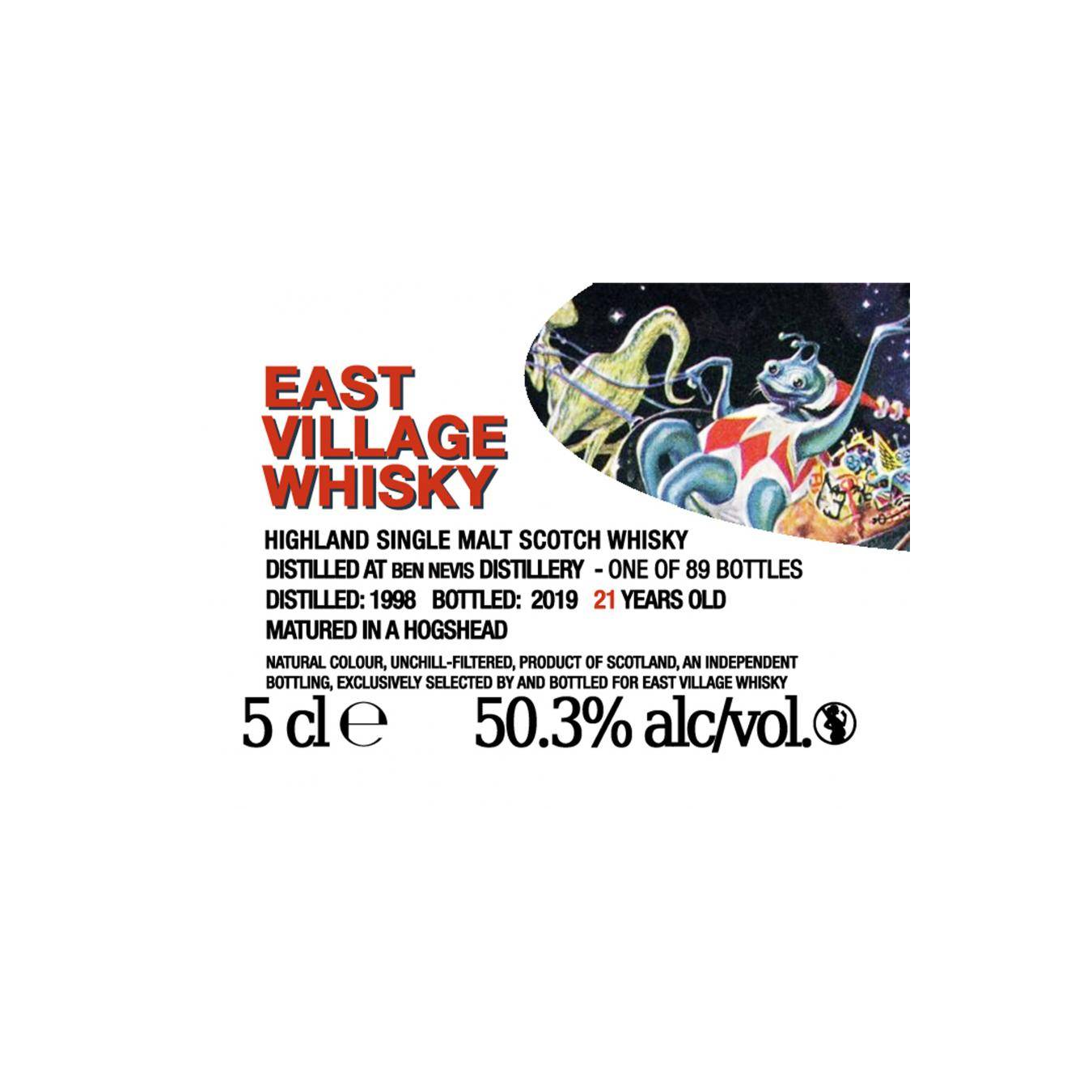 Ben Nevis Miniature 1998 21 Years Single Malt Whisky