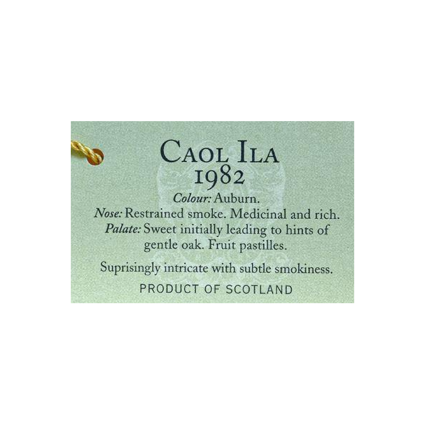 Caol Ila Individual Cask Bottling 1982 25 Years Single Malt Whisky 3