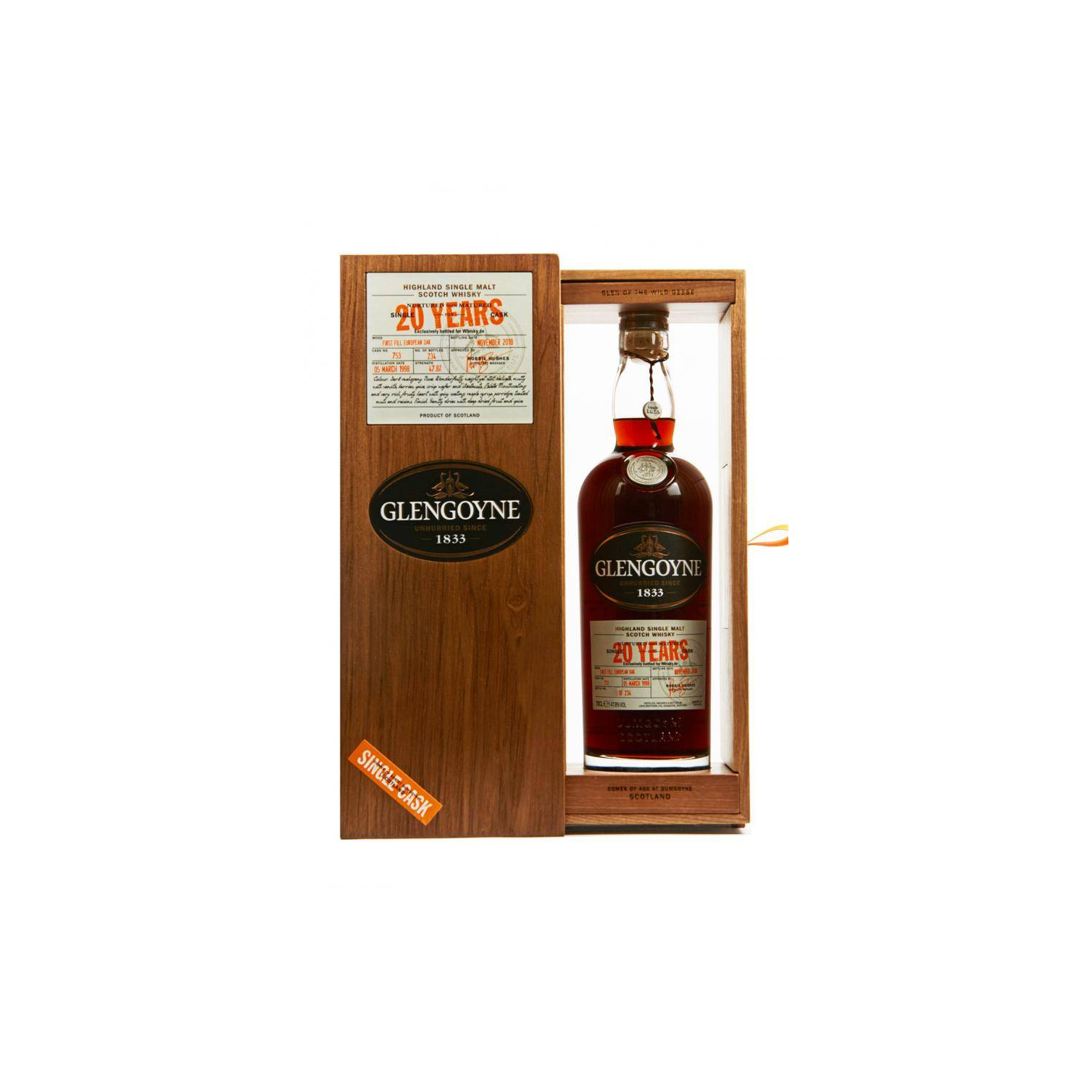 Glengoyne 1998 20 Years Single Malt Whisky 2