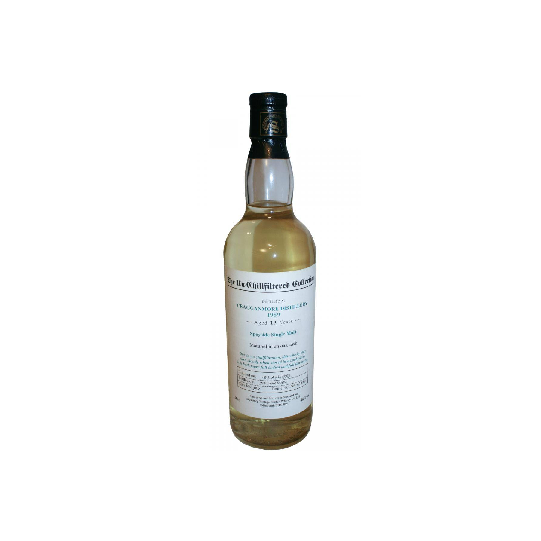 Cragganmore The Un-Chillfiltered Collection 1989 13 Years Single Malt Whisky