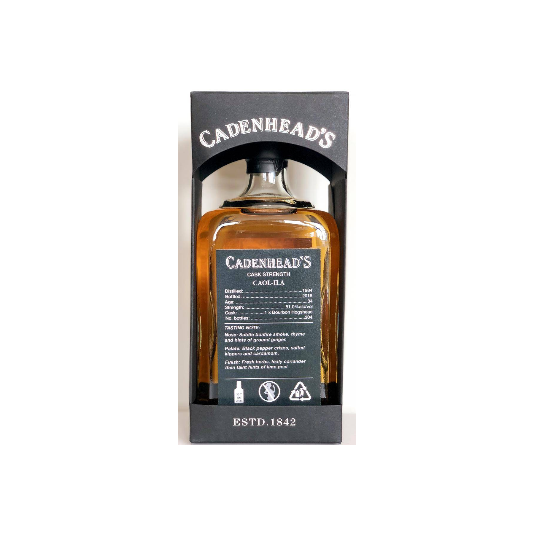 Caol Ila Single Cask 1984 34 Years Single Malt Whisky 3
