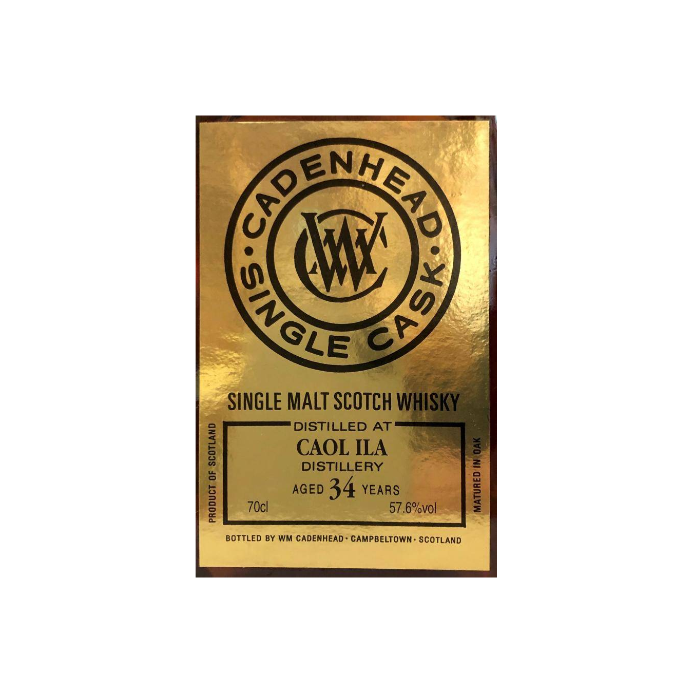 Caol Ila Single Cask 1984 34 Years Single Malt Whisky 3