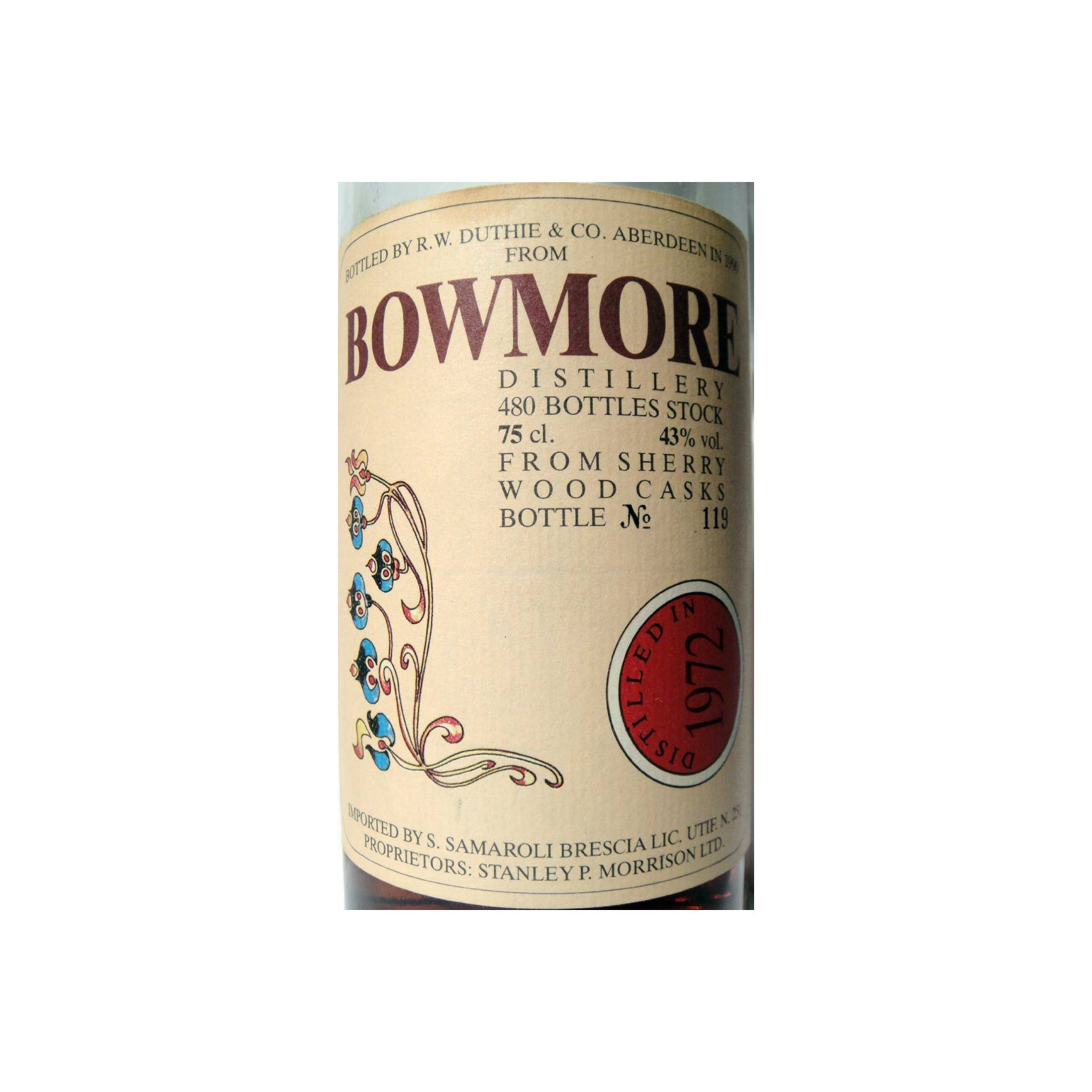 Bowmore 1972 18 Years Single Malt Whisky 2