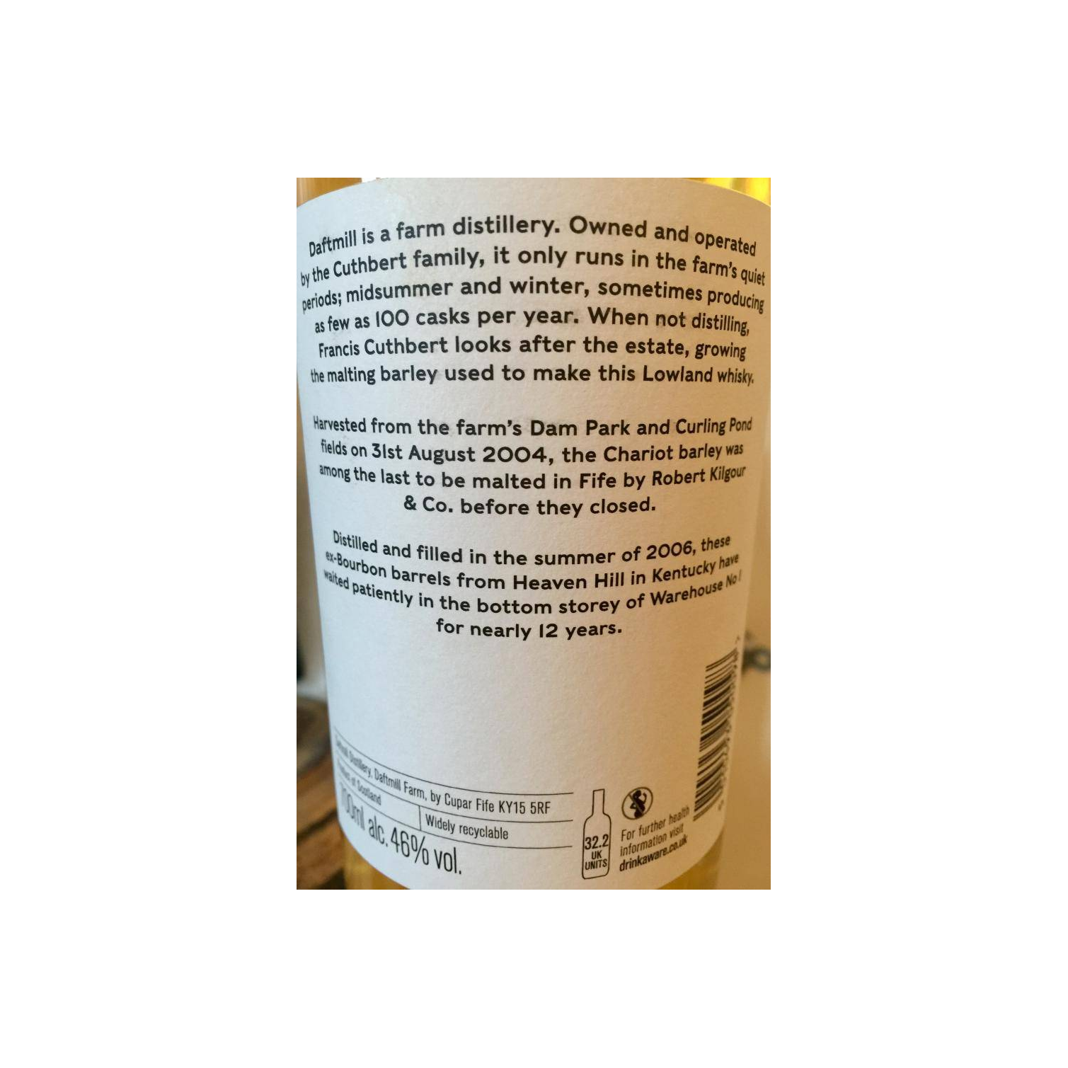 Daftmill 2006 12 Years Single Malt Whisky 2