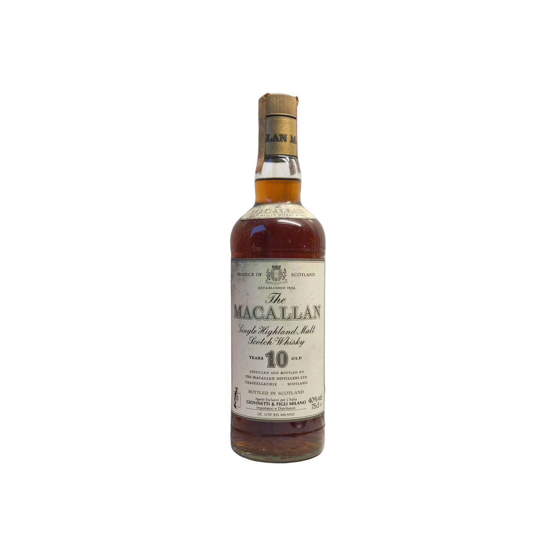 The Macallan 10 Years Single Malt Whisky