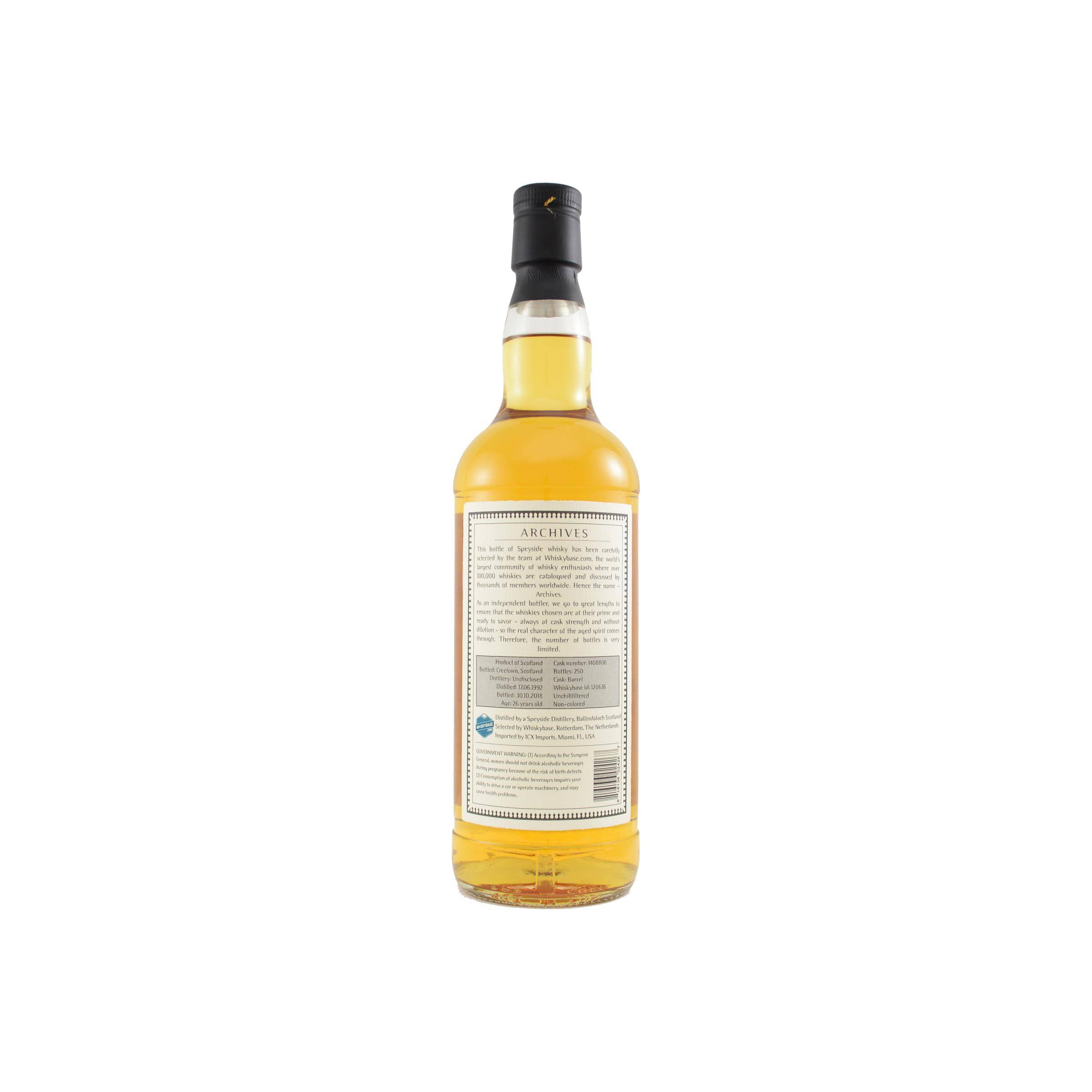 A Speyside Distillery 1992 Arc 3