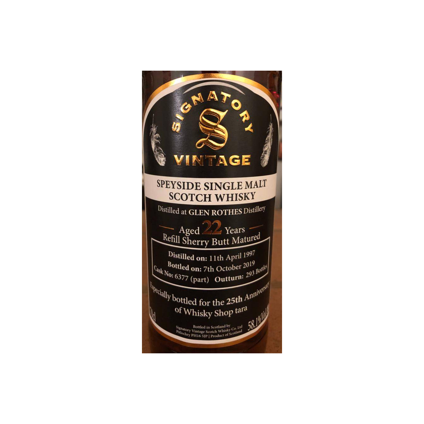 The Glenrothes 1997 22 Years Single Malt Whisky 2