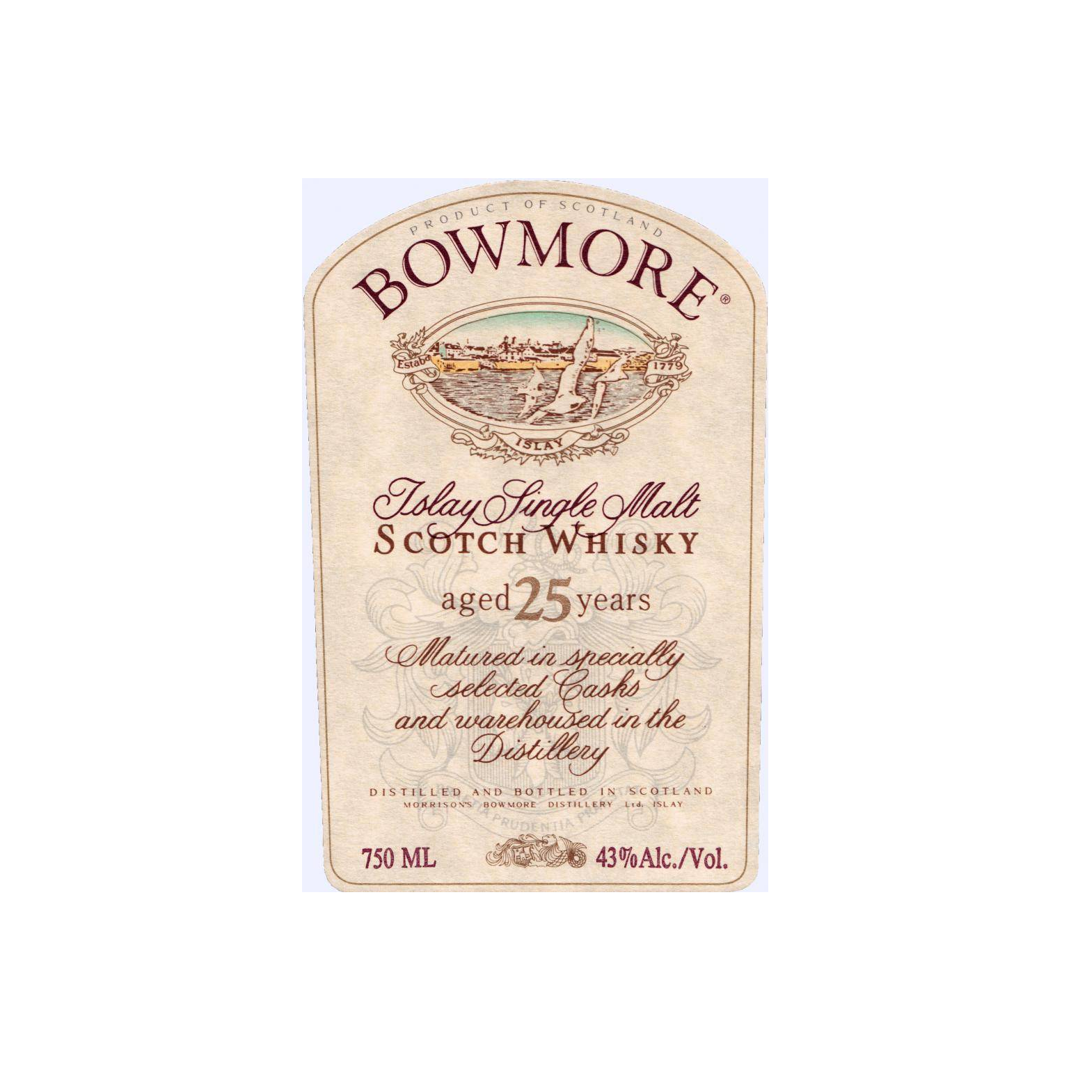 Bowmore 25 Years Single Malt Whisky 3