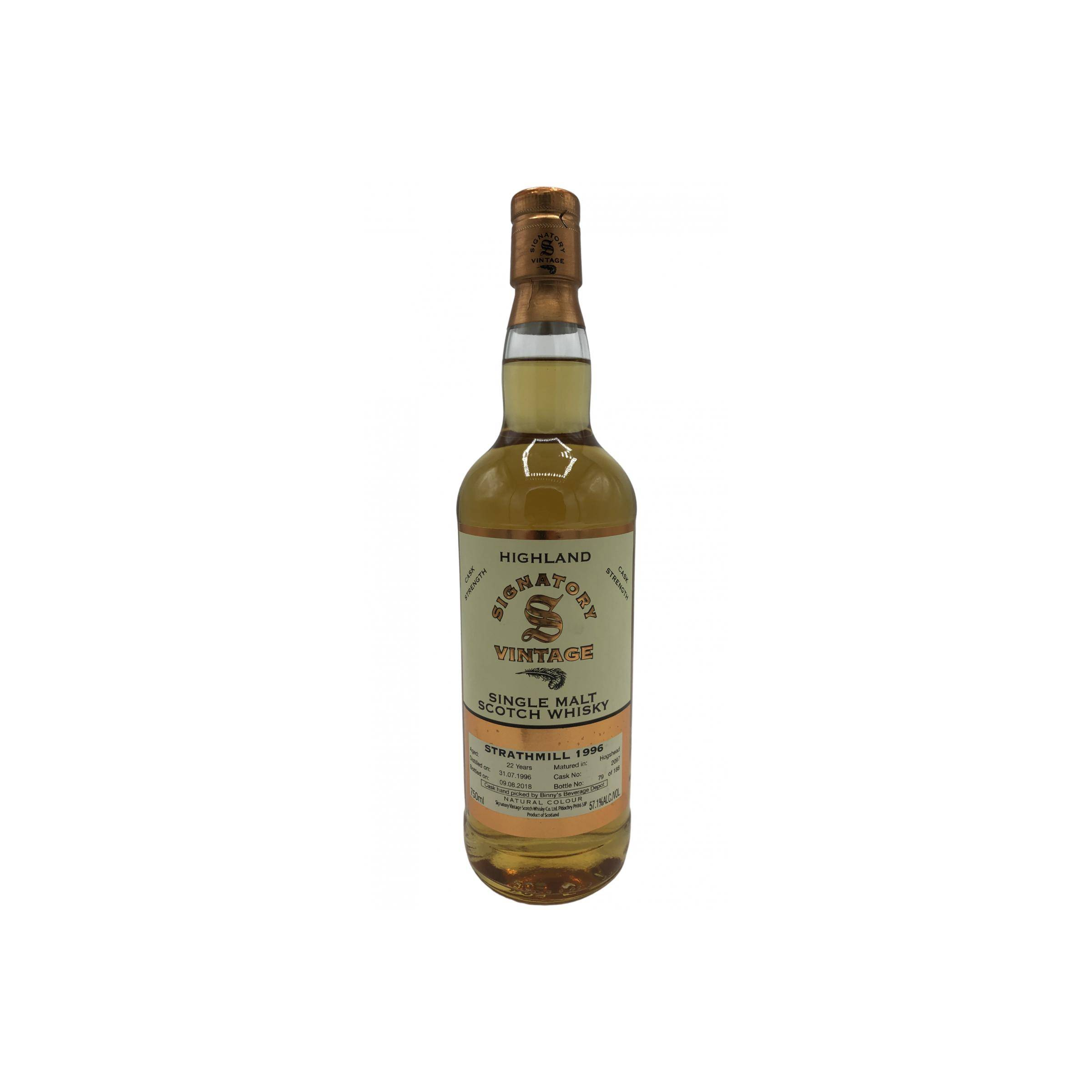Strathmill 1996 22 Years Single Malt Whisky