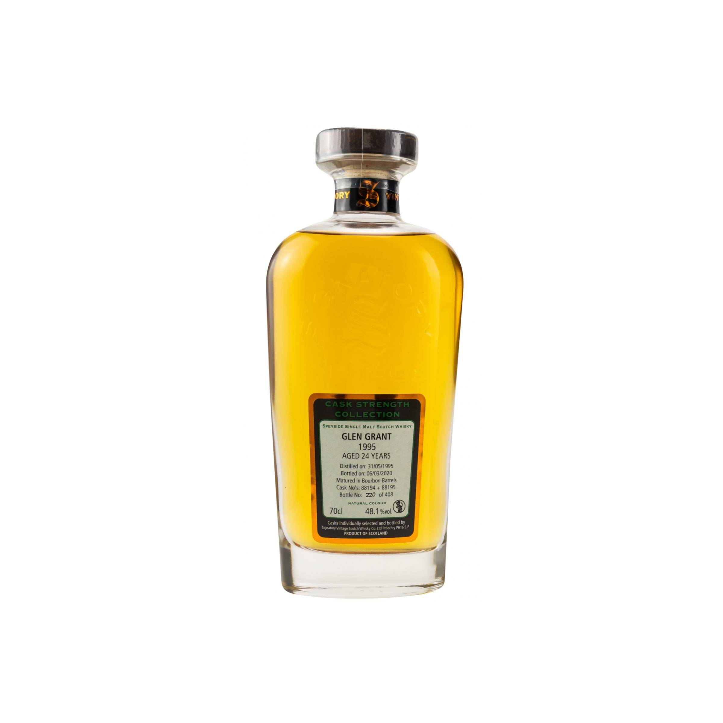 Glen Grant Cask Strength Collection 1995 24 Years Single Malt Whisky