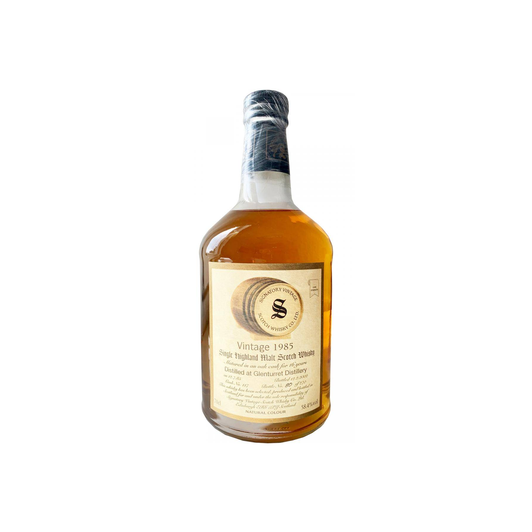 The Glenturret Vintage Collection - Dumpy 1985 16 Years Single Malt Whisky
