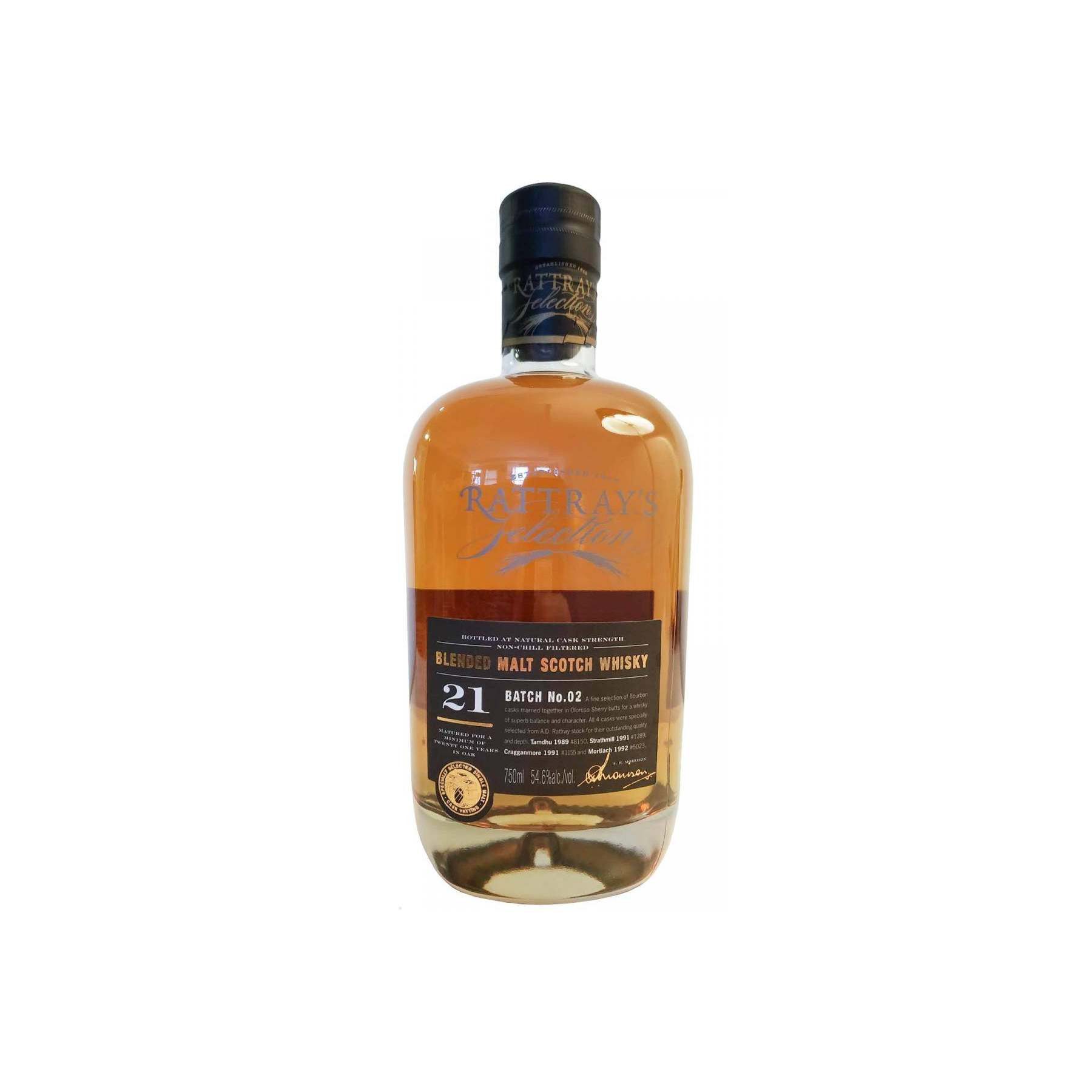 A.D. Rattray 21 Years Blended Malt Whisky