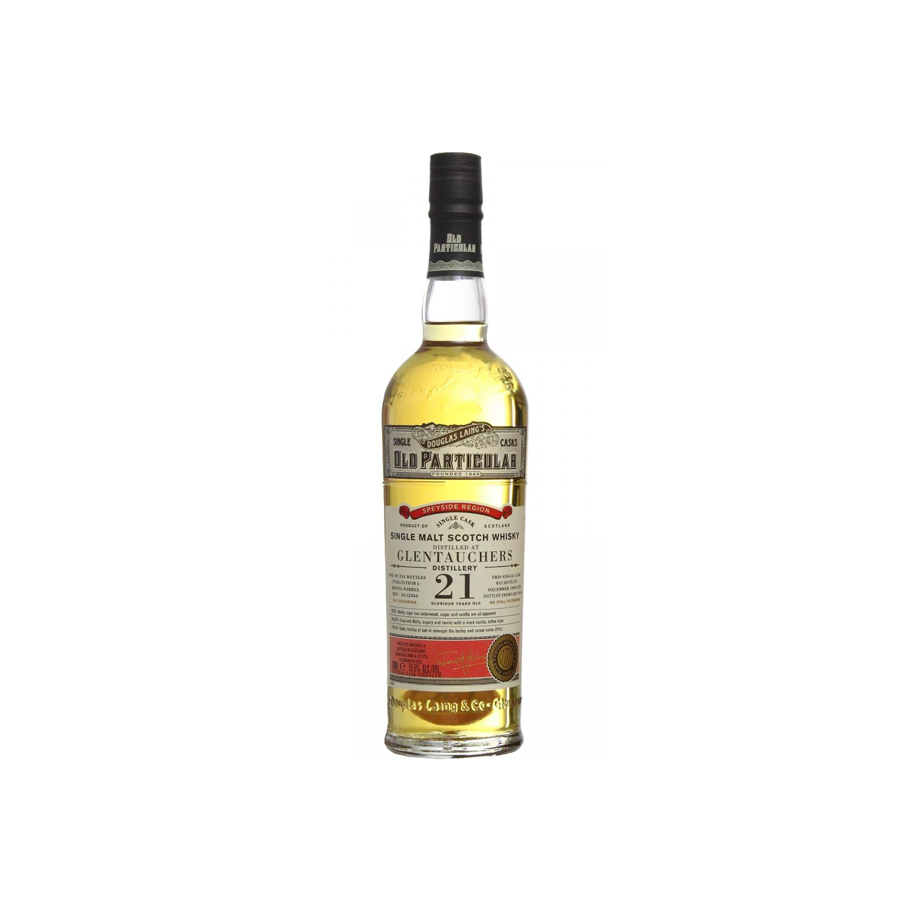 Glentauchers Old Particular 1996 21 Years Single Malt Whisky