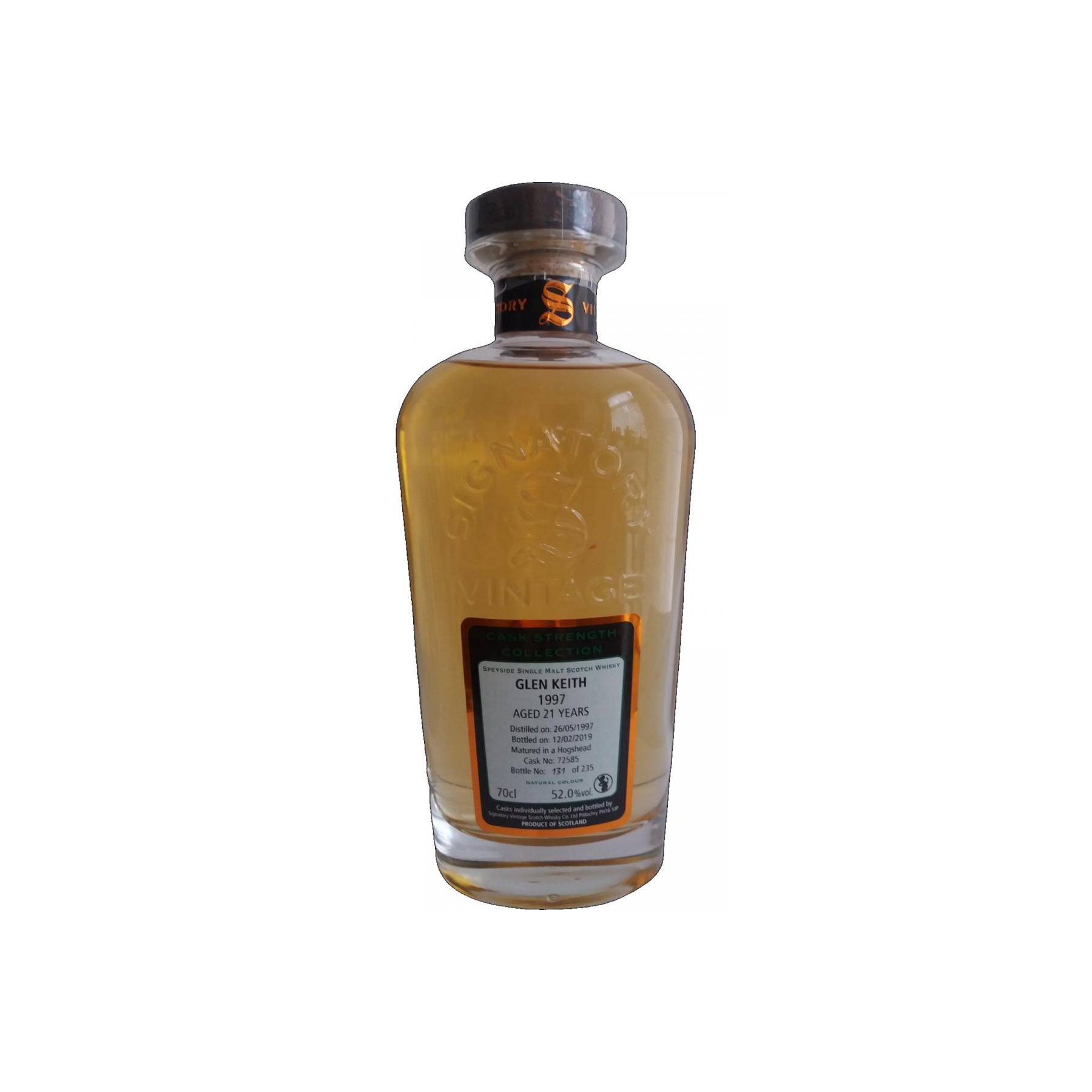 Glen Keith Cask Strength Collection 1997 21 Years Single Malt Whisky