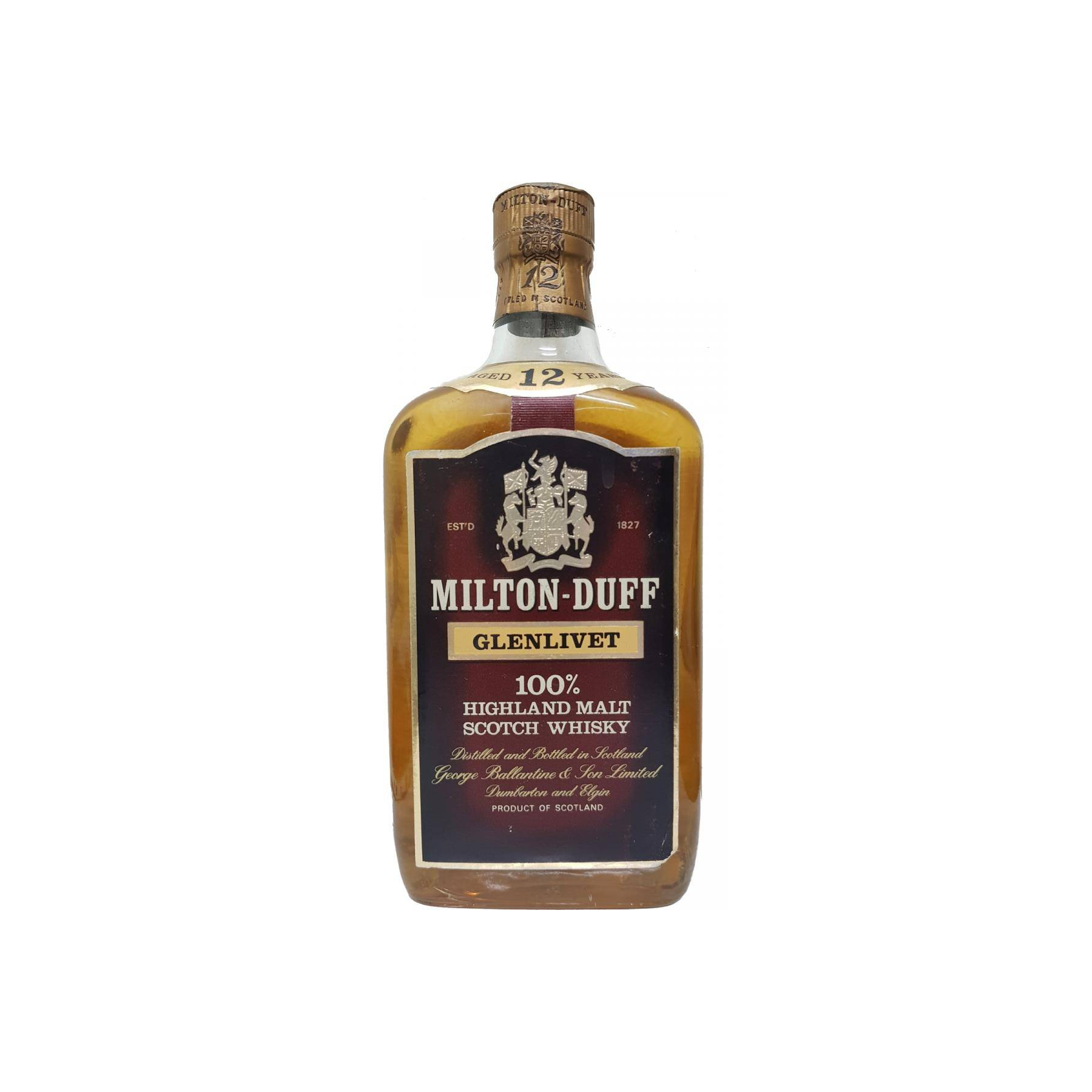 Miltonduff 12 Years Single Malt Whisky