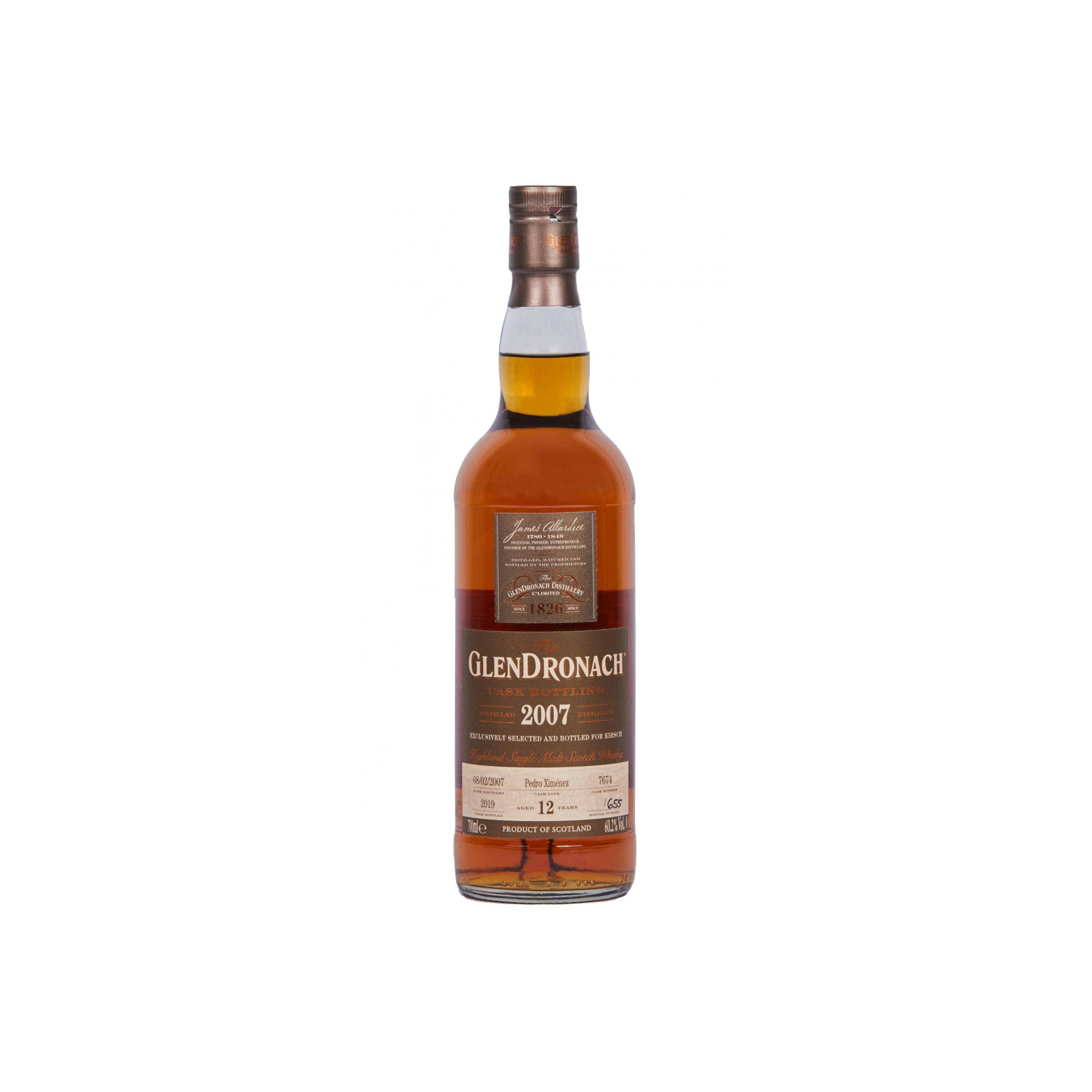 GlenDronach 2007 12 Years Single Malt Whisky