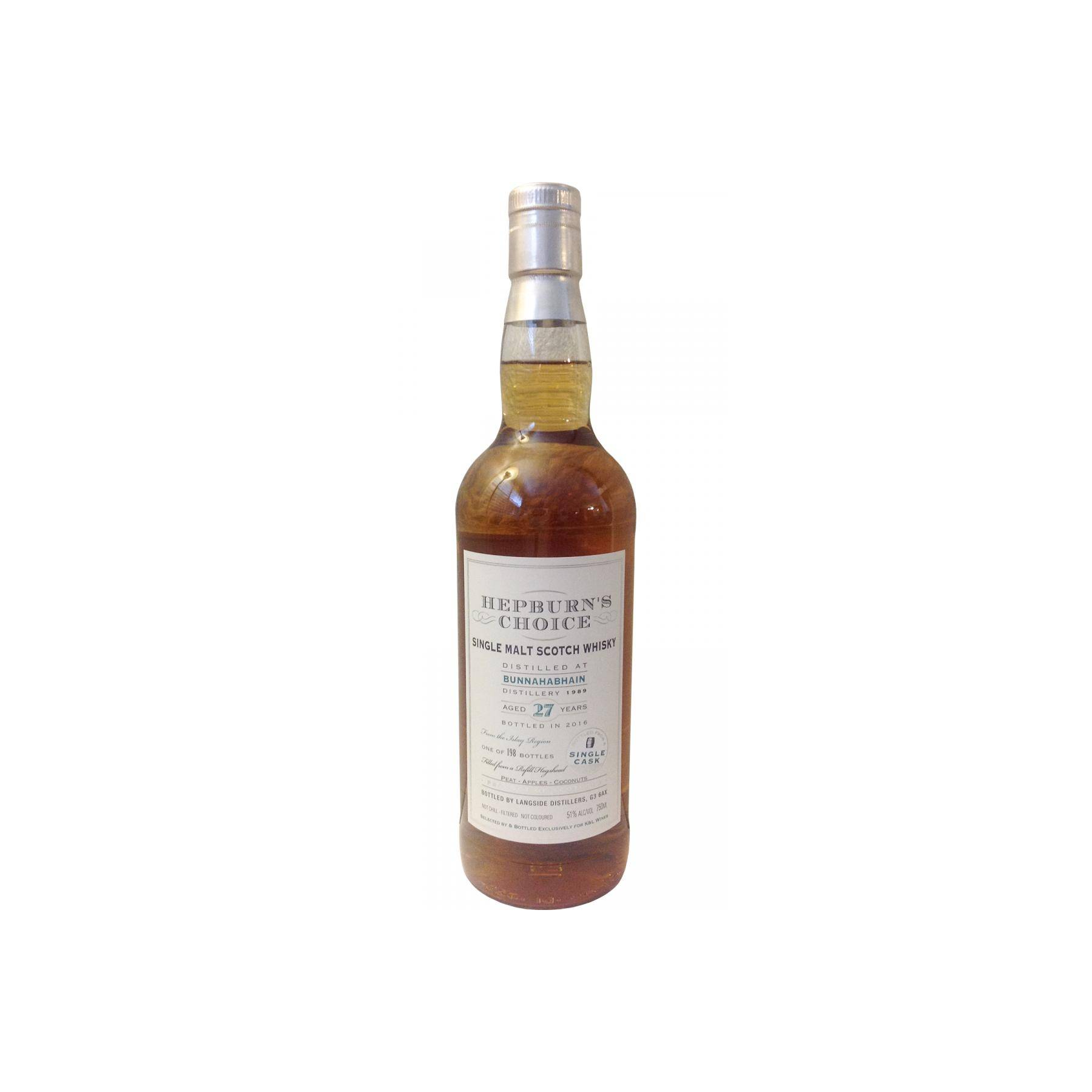 Bunnahabhain 1989 27 Years Single Malt Whisky