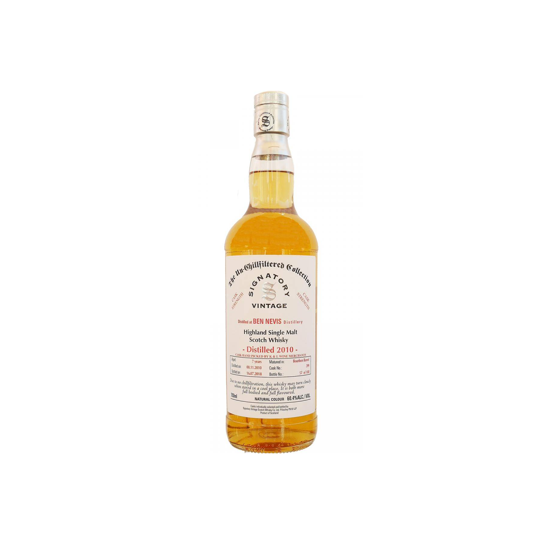 Ben Nevis 2010 7 Years Single Malt Whisky