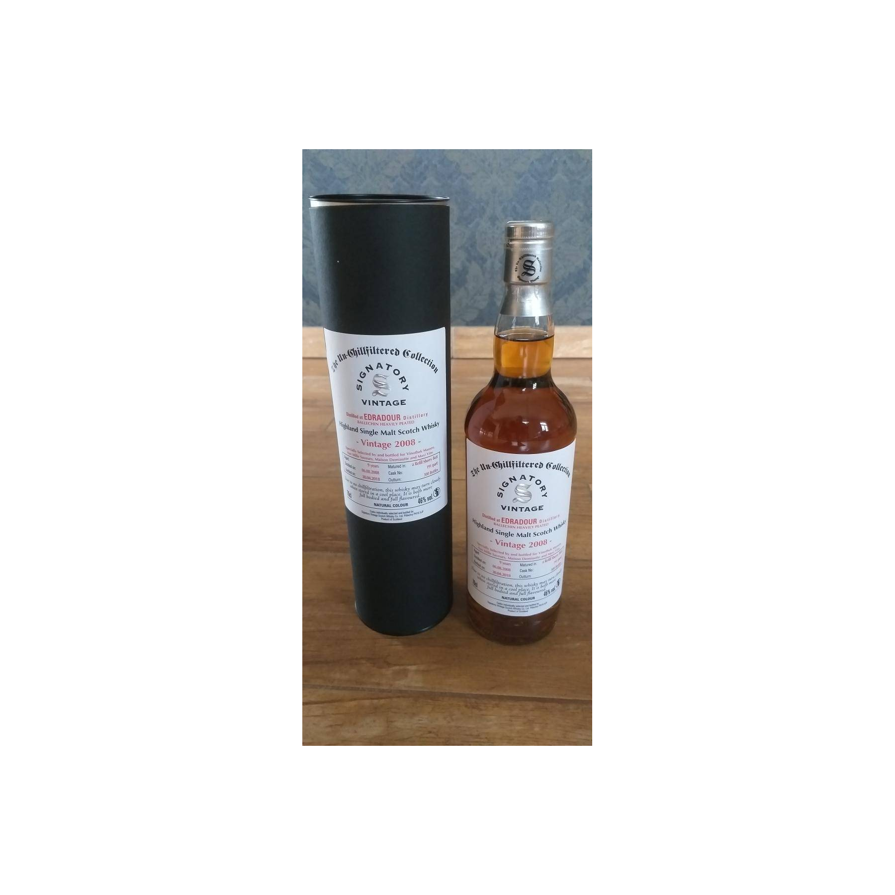 Edradour The Un-Chillfiltered Collection 2008 9 Years Single Malt Whisky 3