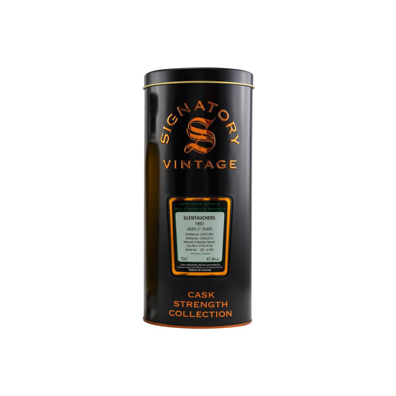 Glentauchers Cask Strength Collection 1997 21 Years Single Malt Whisky 2