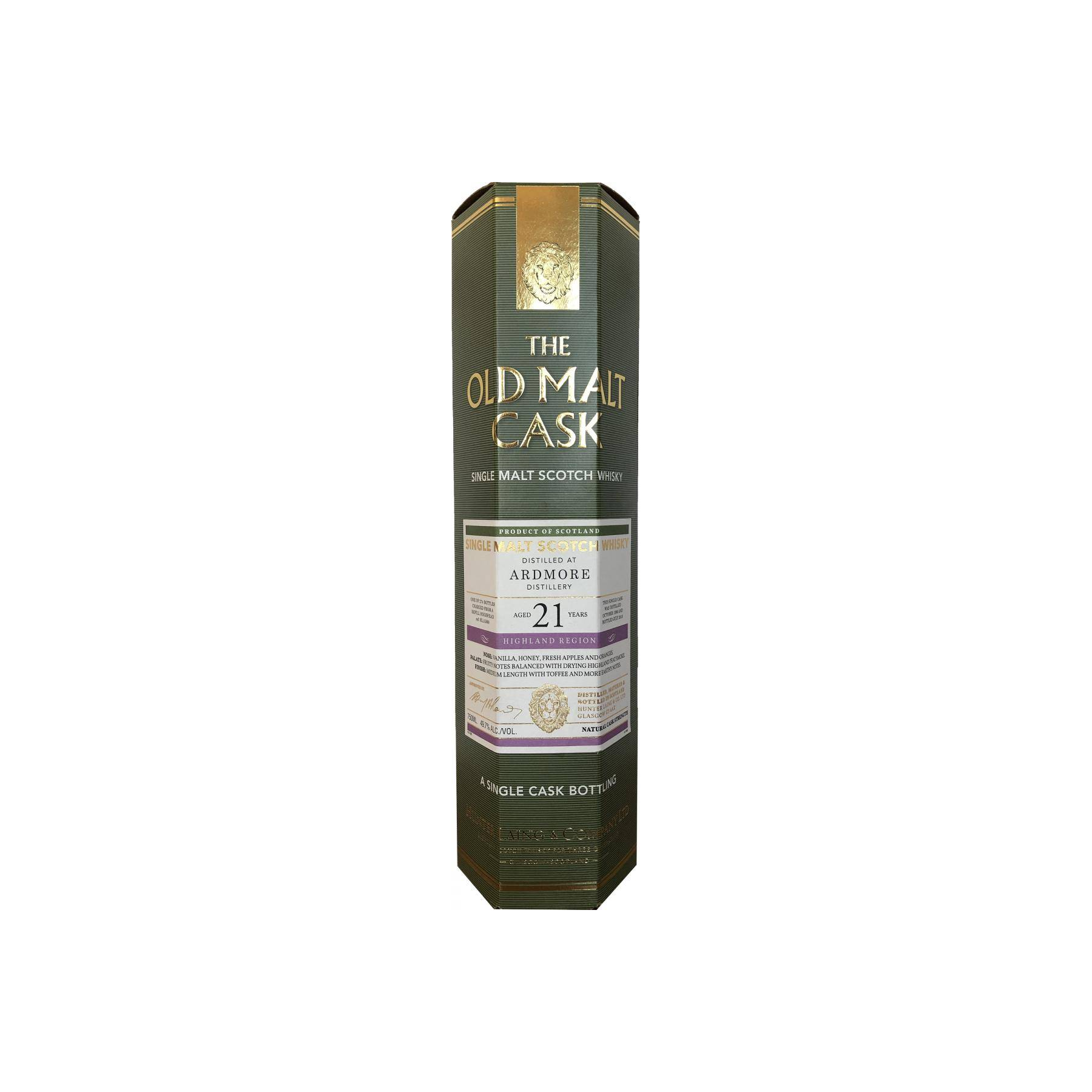 Ardmore Old Malt Cask 1996 21 Years Single Malt Whisky 2