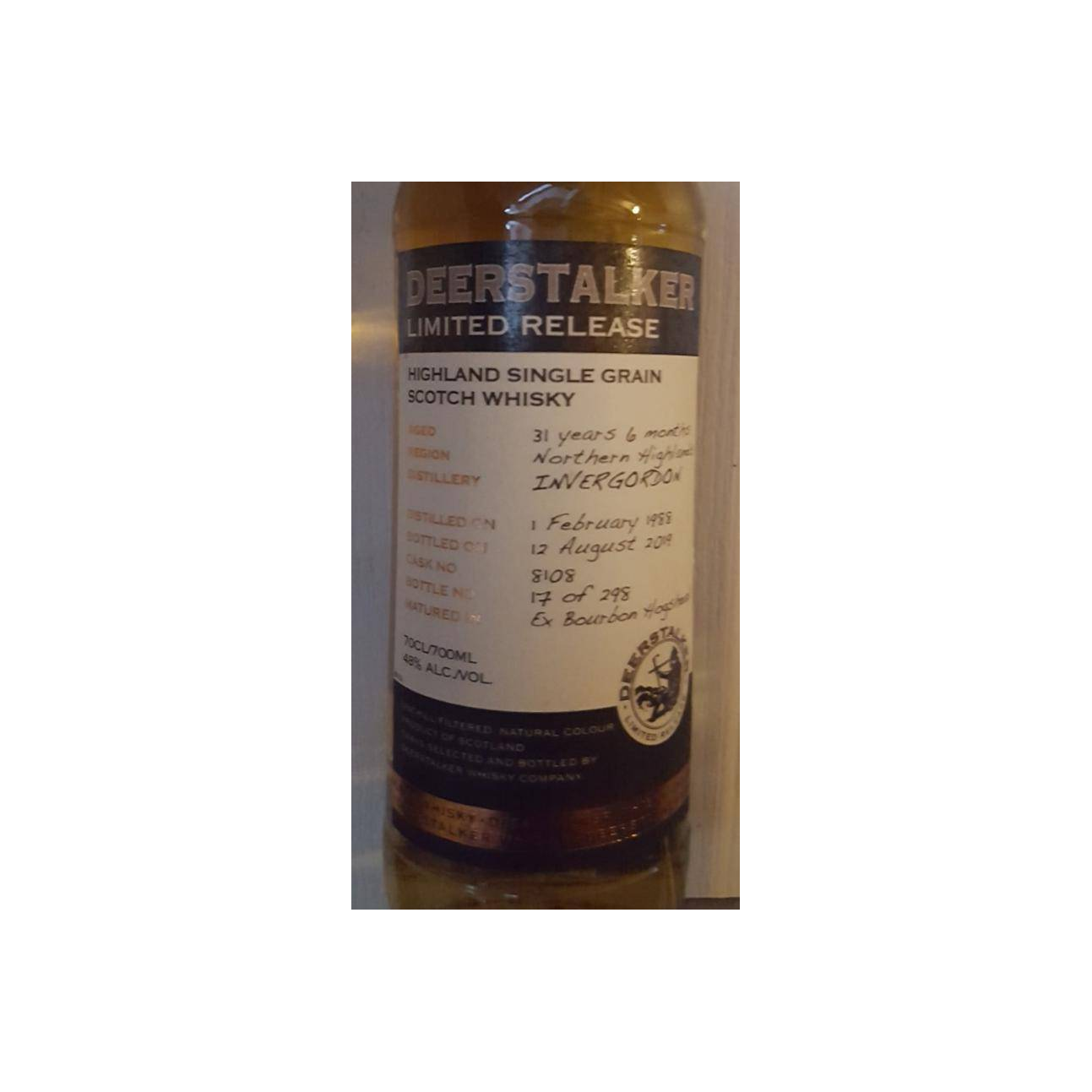 Invergordon 1988 31 Years Single Grain Whisky