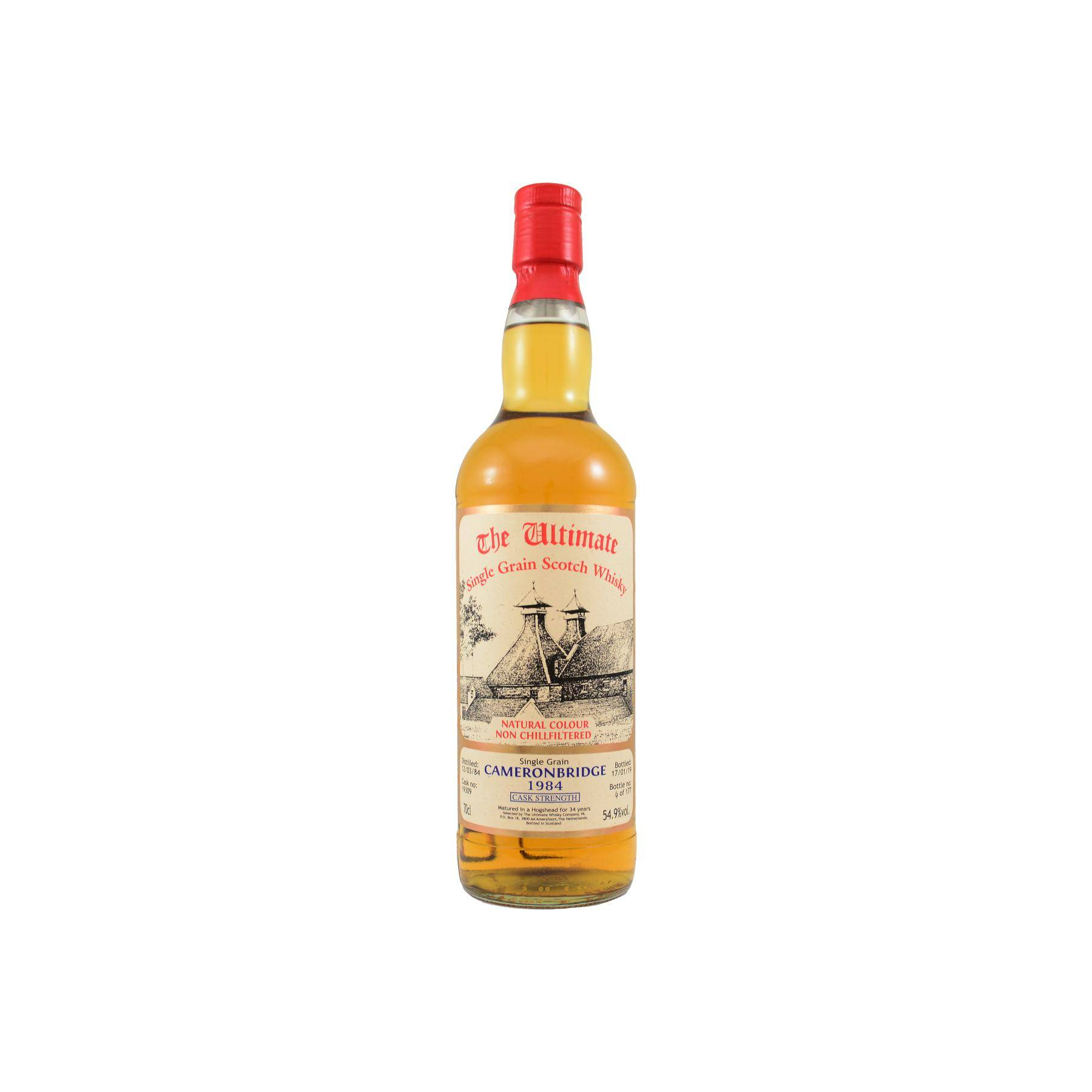 Cameronbridge 1984 34 Years Single Grain Whisky