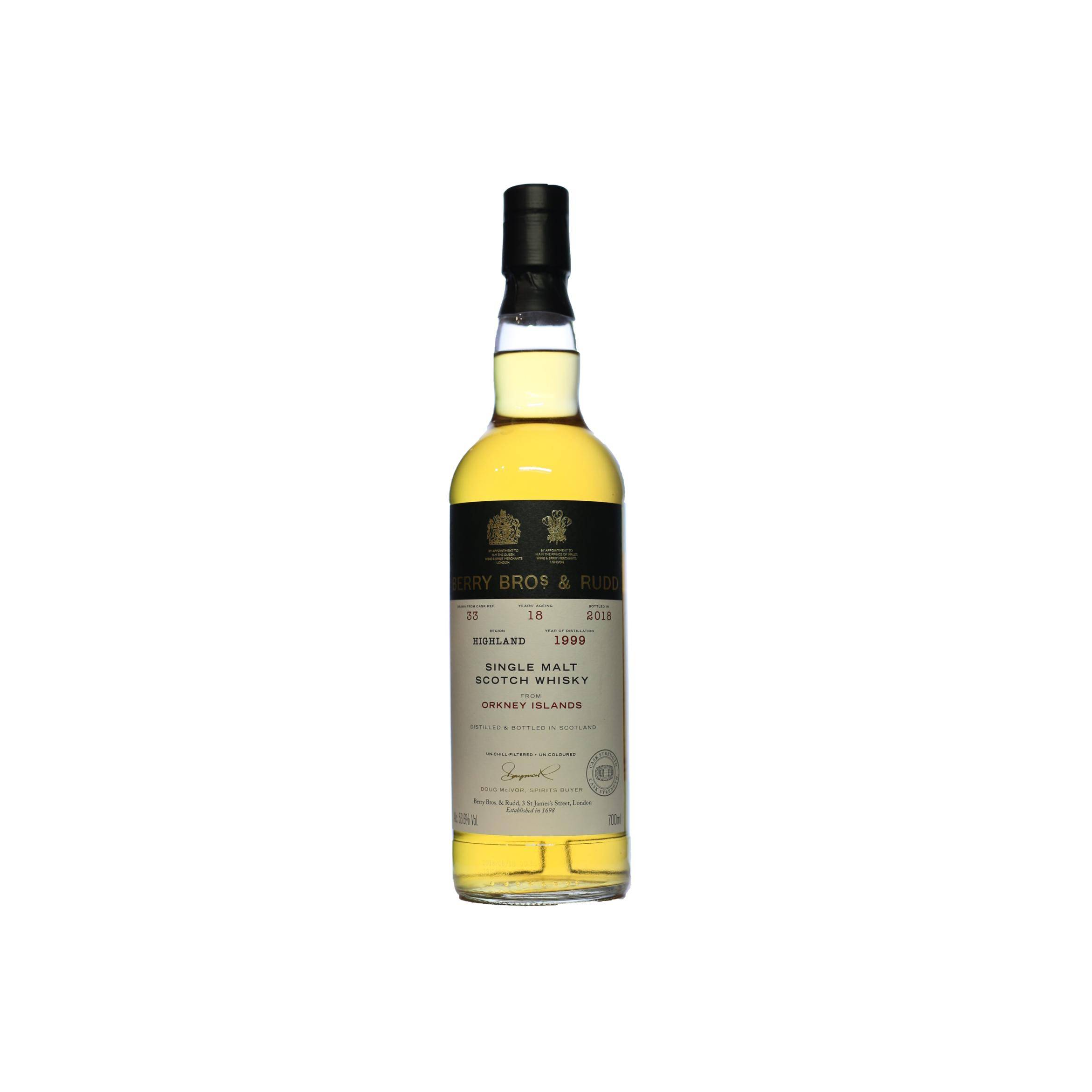 Berry Bros. & Rudd 1999 18 Years Single Malt Whisky