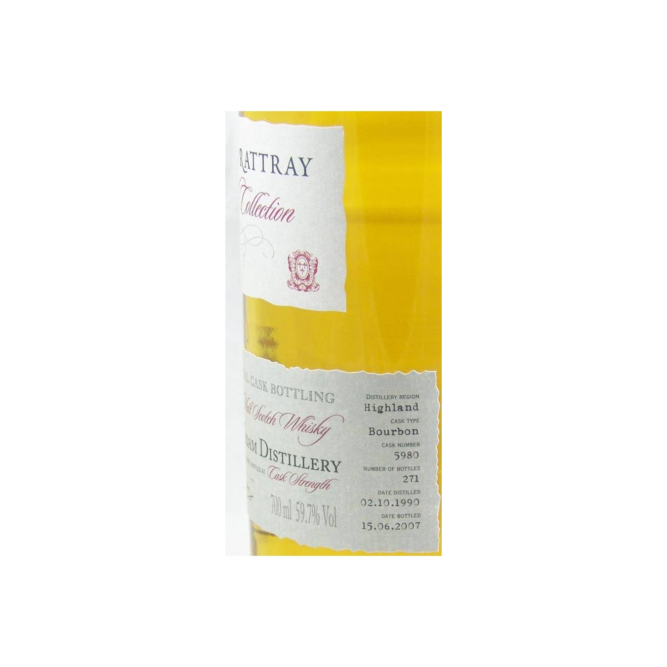 Glencadam Individual Cask Bottling 1990 16 Years Single Malt Whisky 3