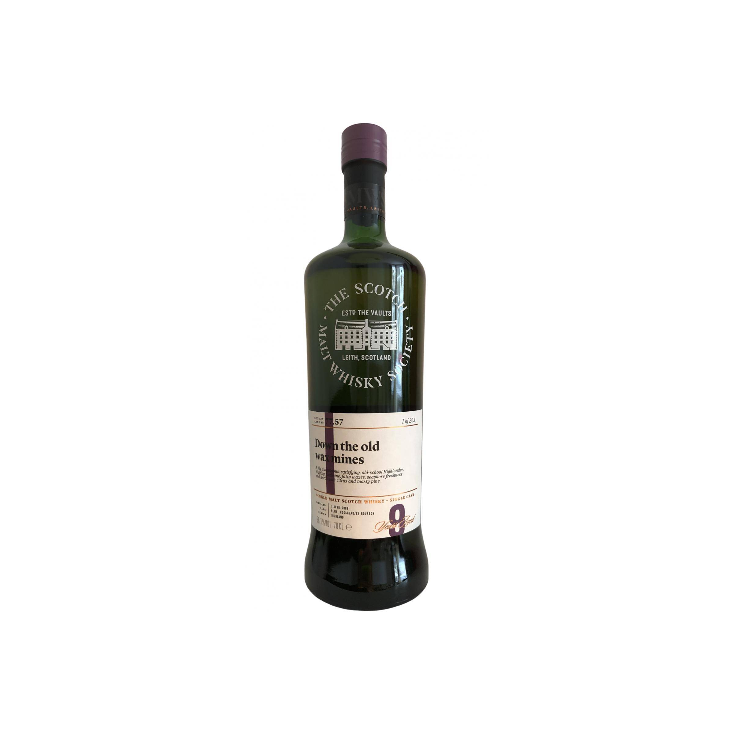 The Scotch Malt Whisky Society 2009 9 Years Single Malt Whisky