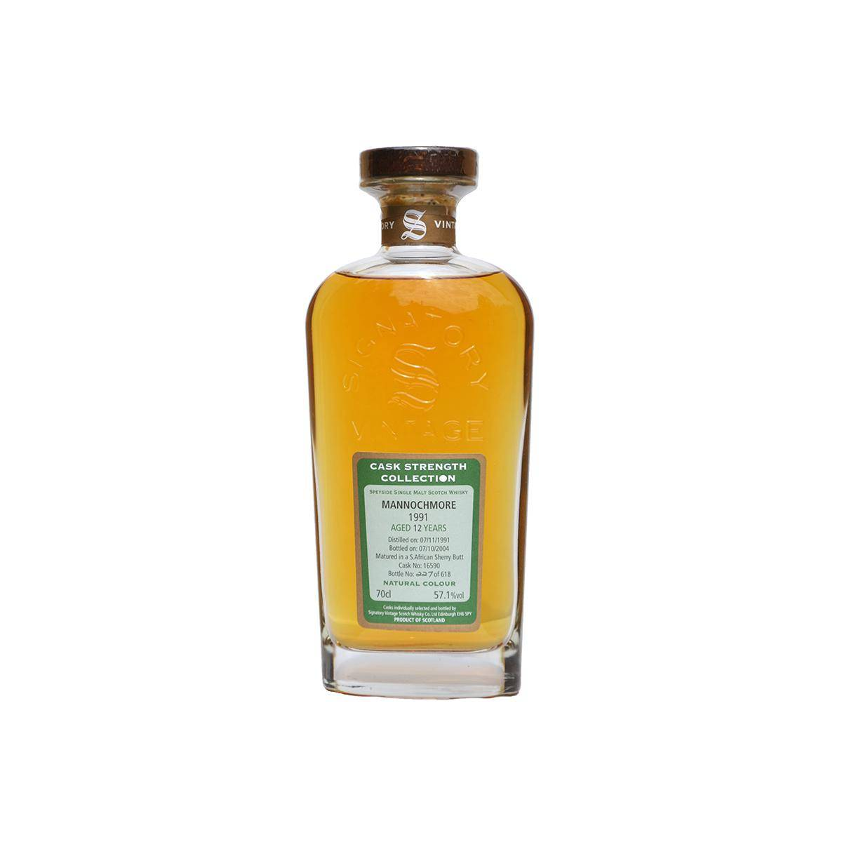 Mannochmore Cask Strength Collection 1991 12 Years Single Malt Whisky