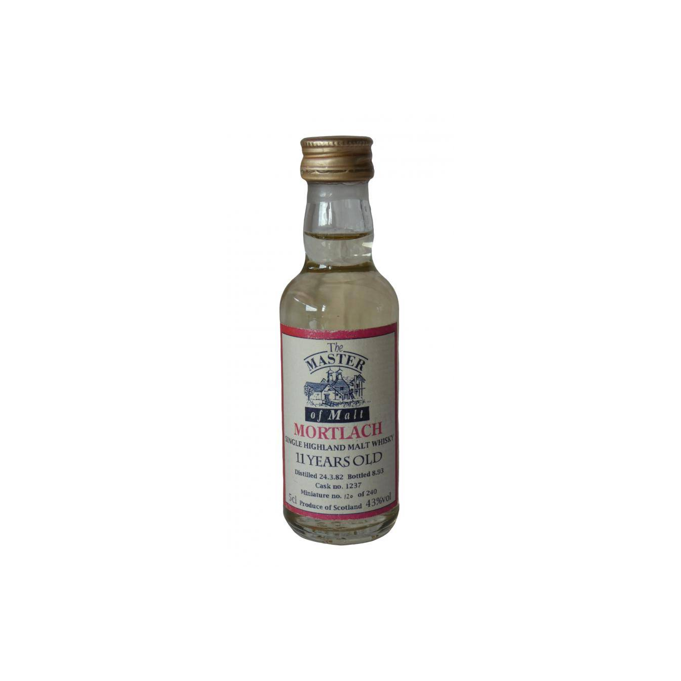 Mortlach Miniature 1982 11 Years Single Malt Whisky 2