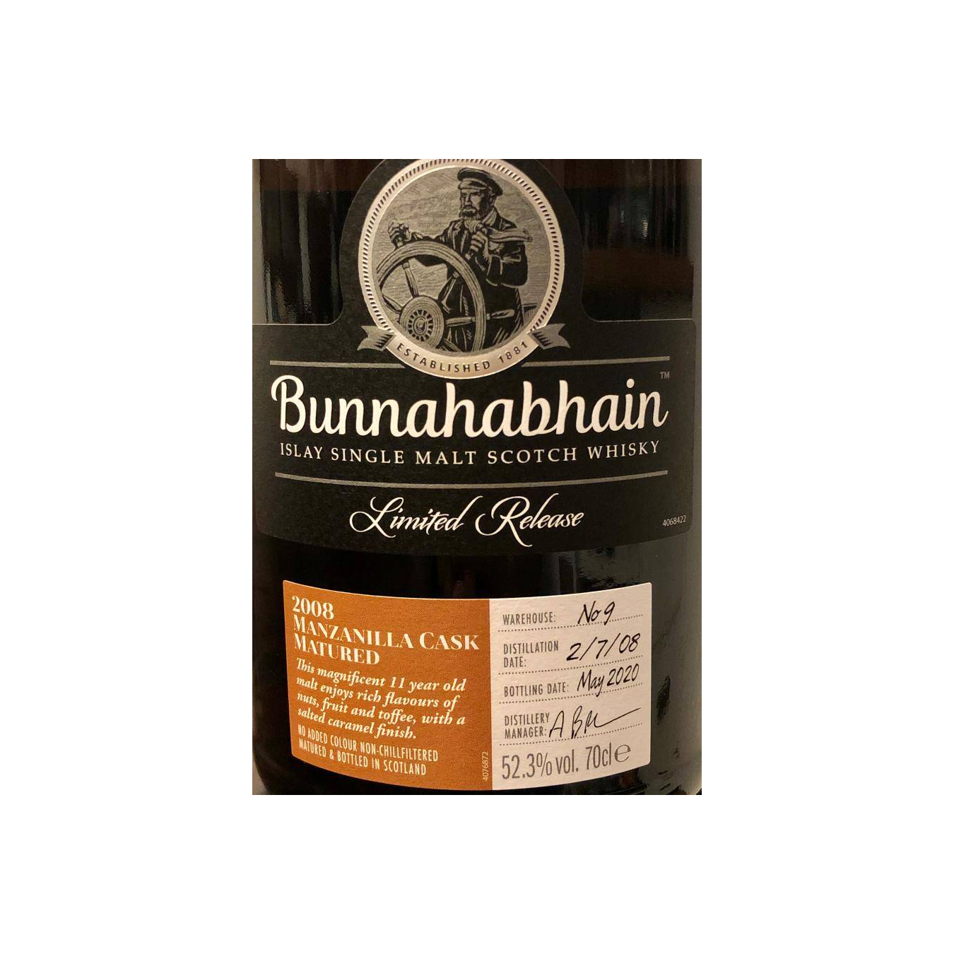 Bunnahabhain 2008 11 Years Single Malt Whisky 3