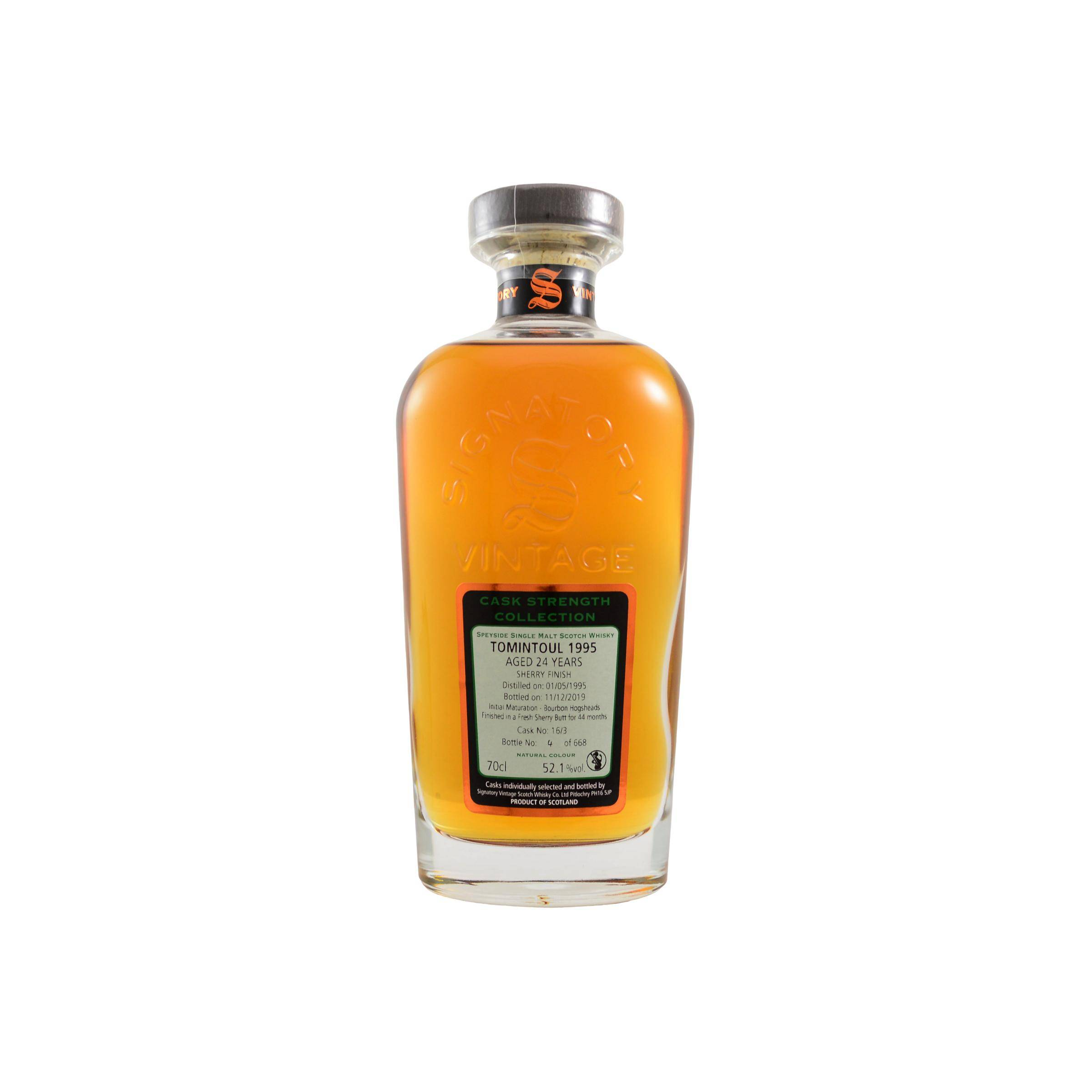 Tomintoul Cask Strength Collection 1995 24 Years Single Malt Whisky