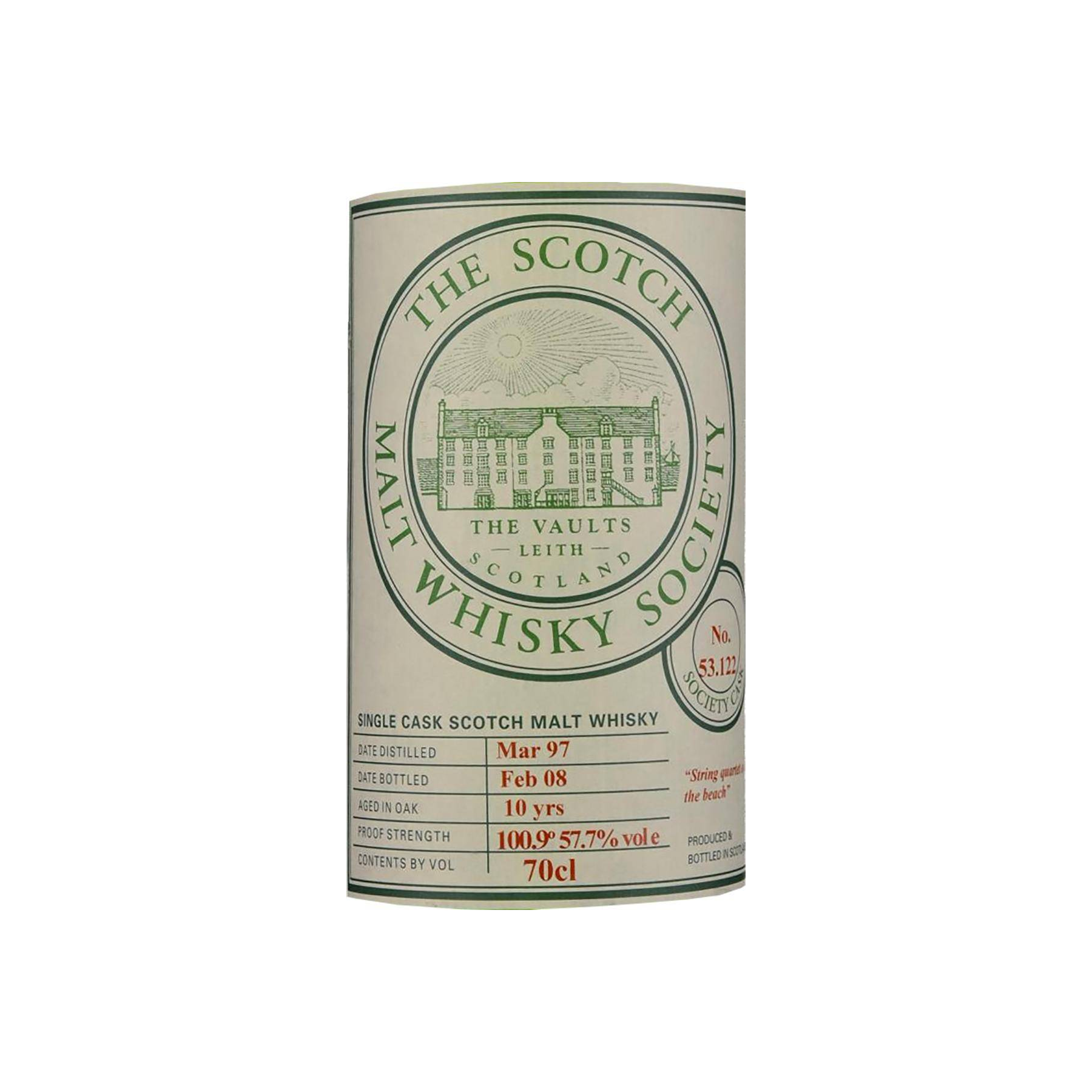 The Scotch Malt Whisky Society 1997 10 Years Single Malt Whisky 2